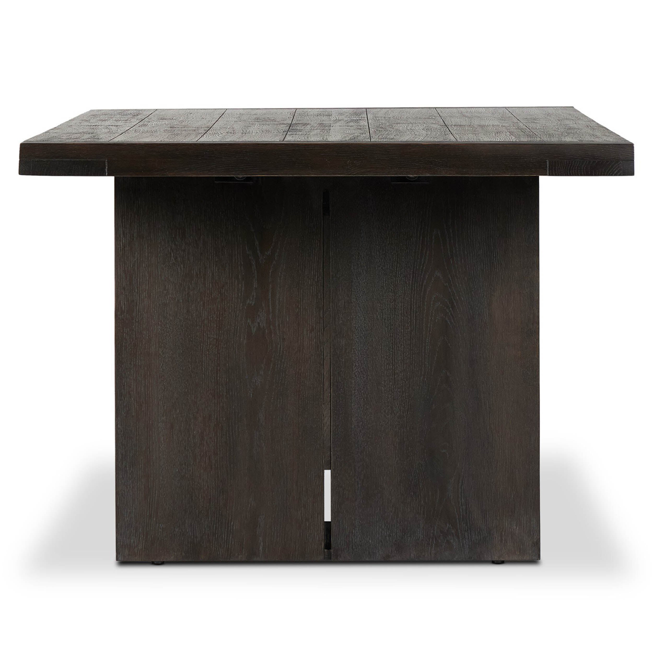 Warby Dining Table, Worn Black Veneer