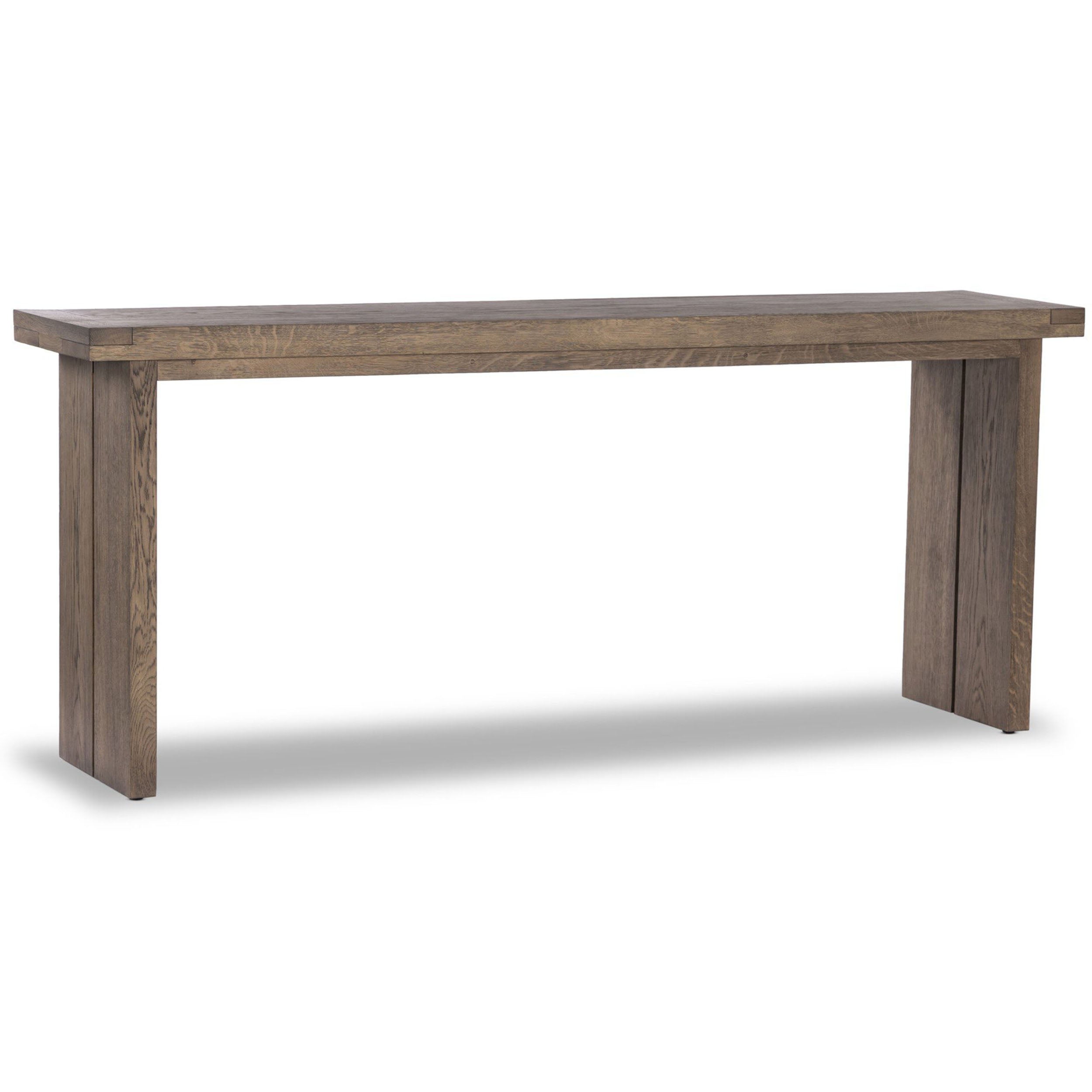 Warby Console Table, Worn Oak Veneer