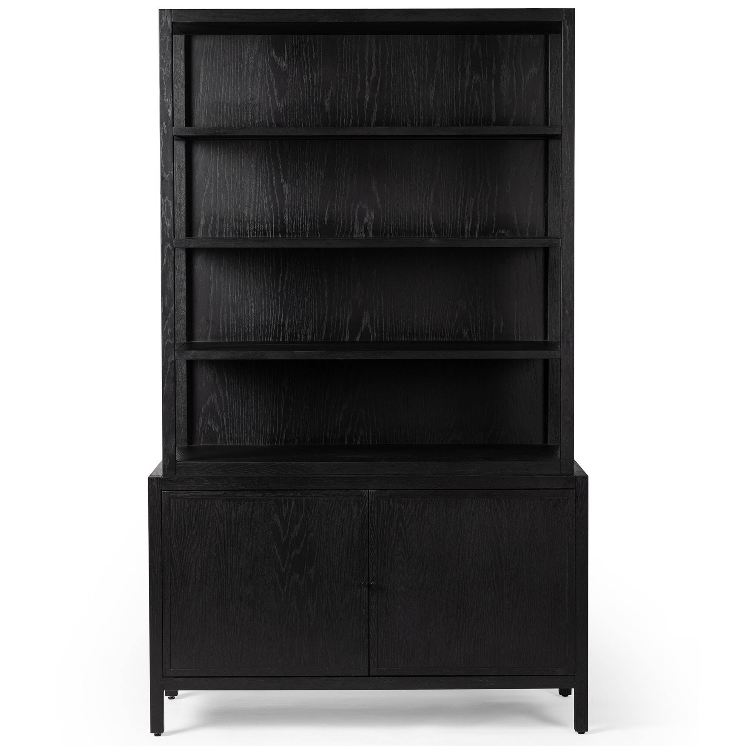Hopkins Bookcase, Brushed Ebony Oak