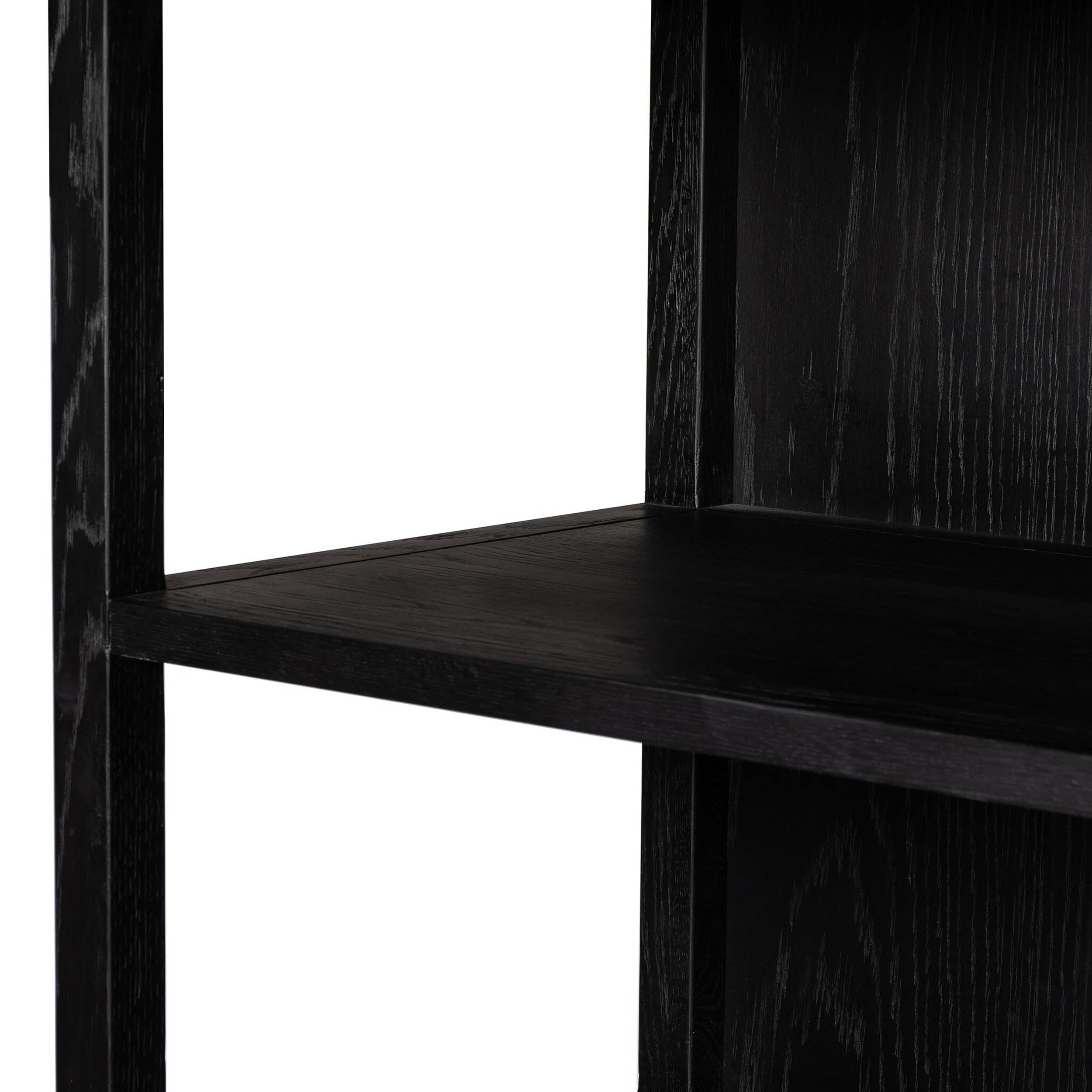 Hopkins Bookcase, Brushed Ebony Oak