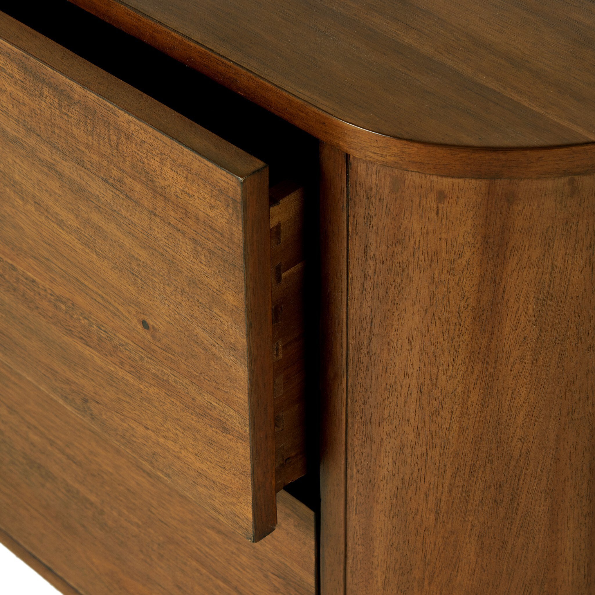 Paden Nightstand, Seasoned Brown Acacia