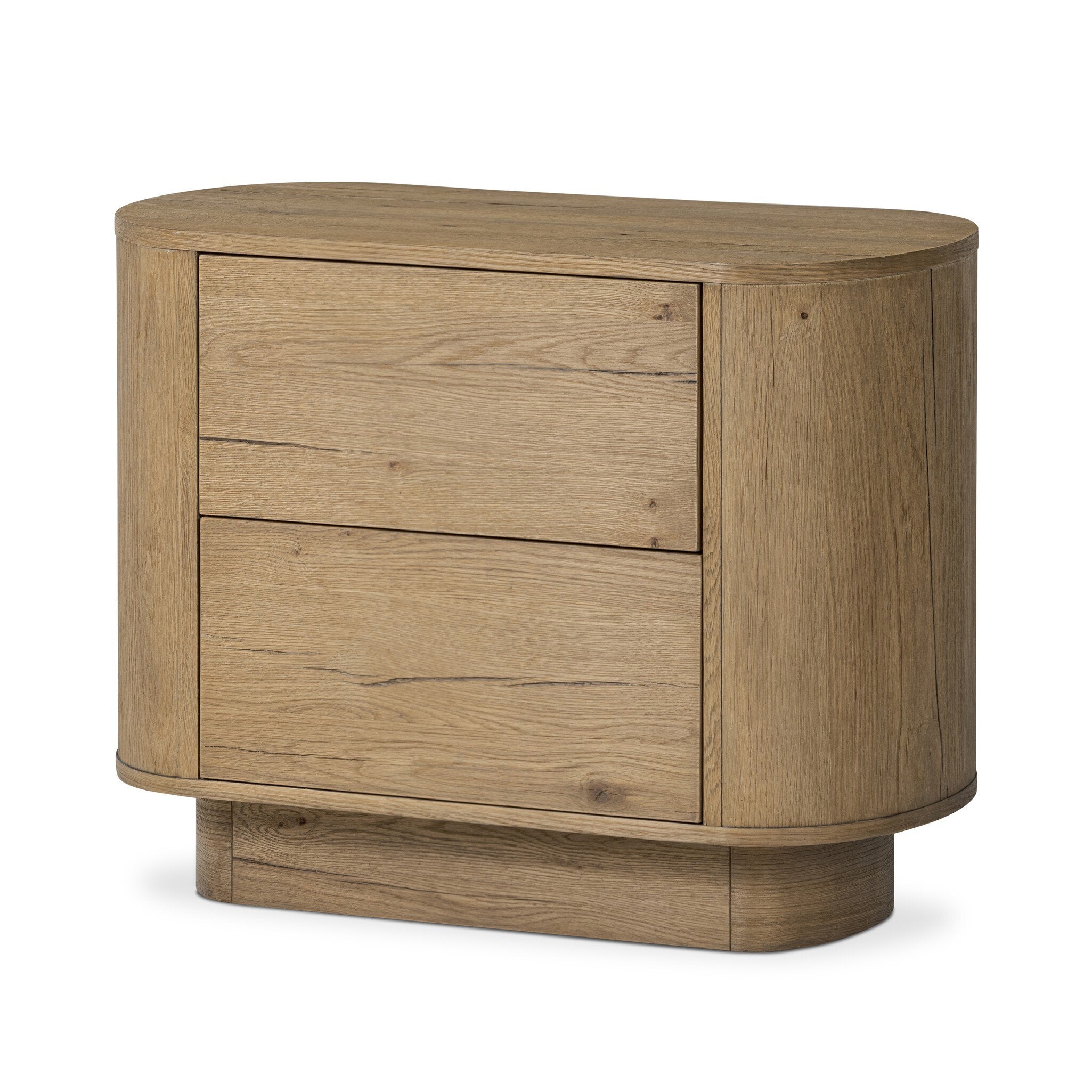 Paden Nightstand, Worn Oak Veneer