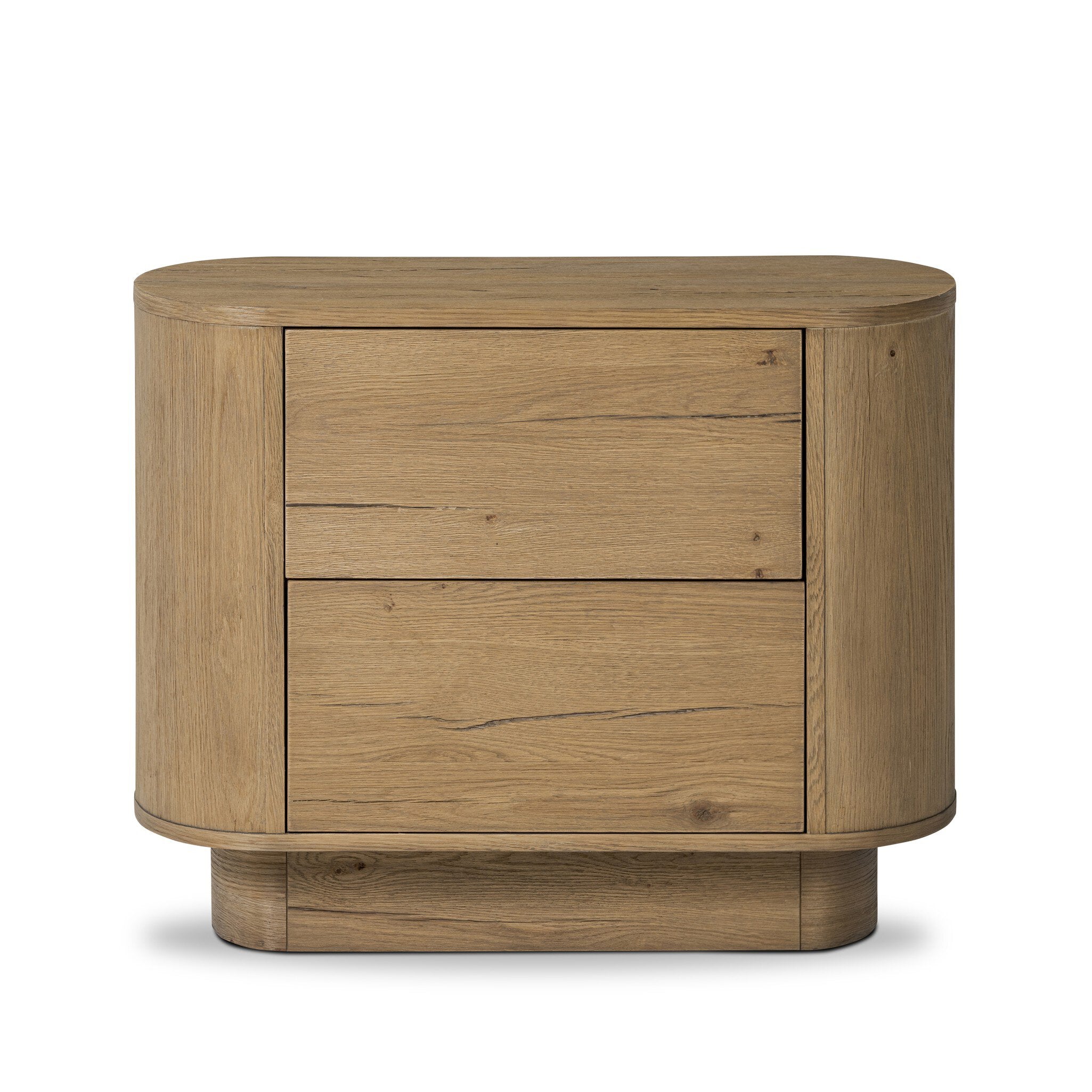 Paden Nightstand, Worn Oak Veneer