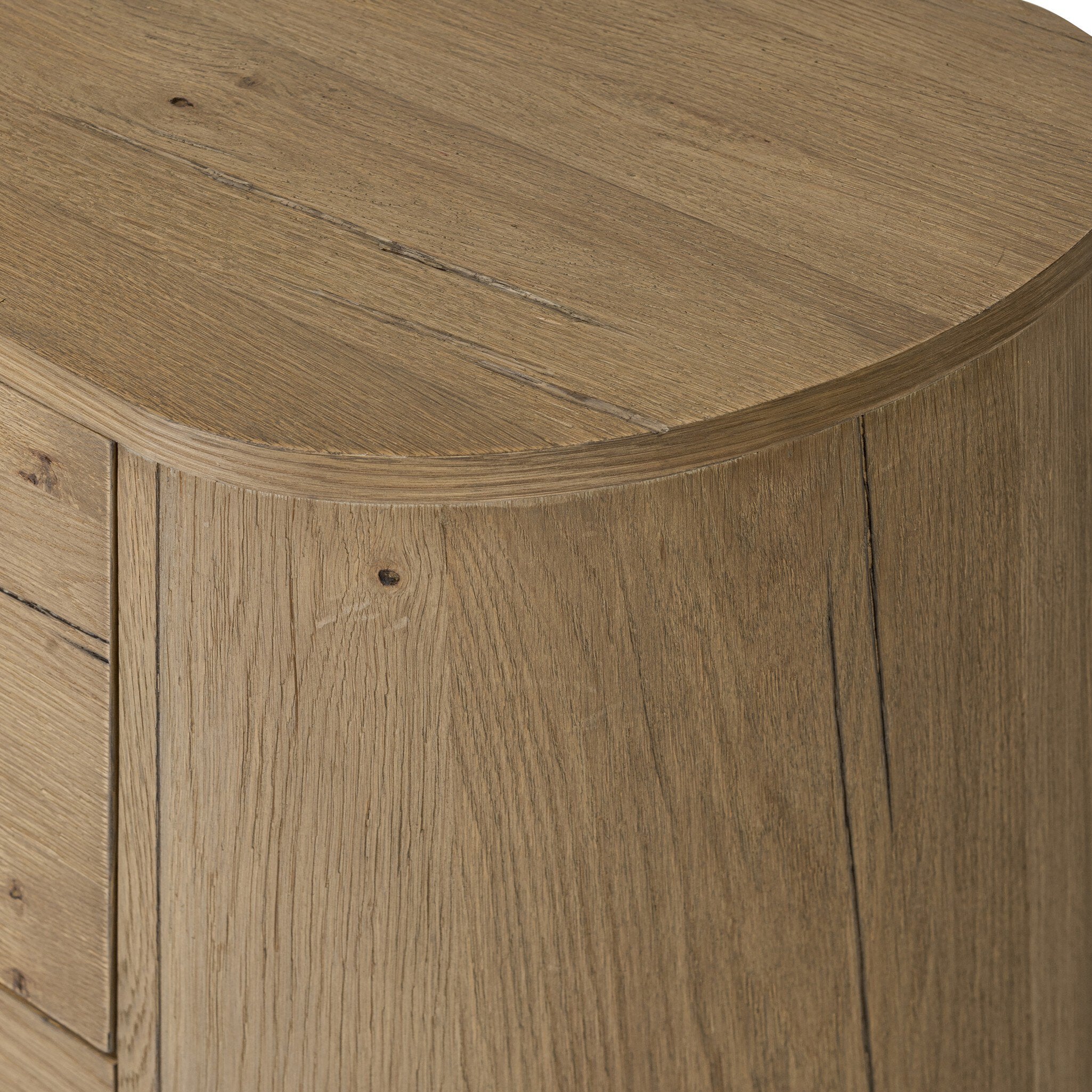 Paden Nightstand, Worn Oak Veneer