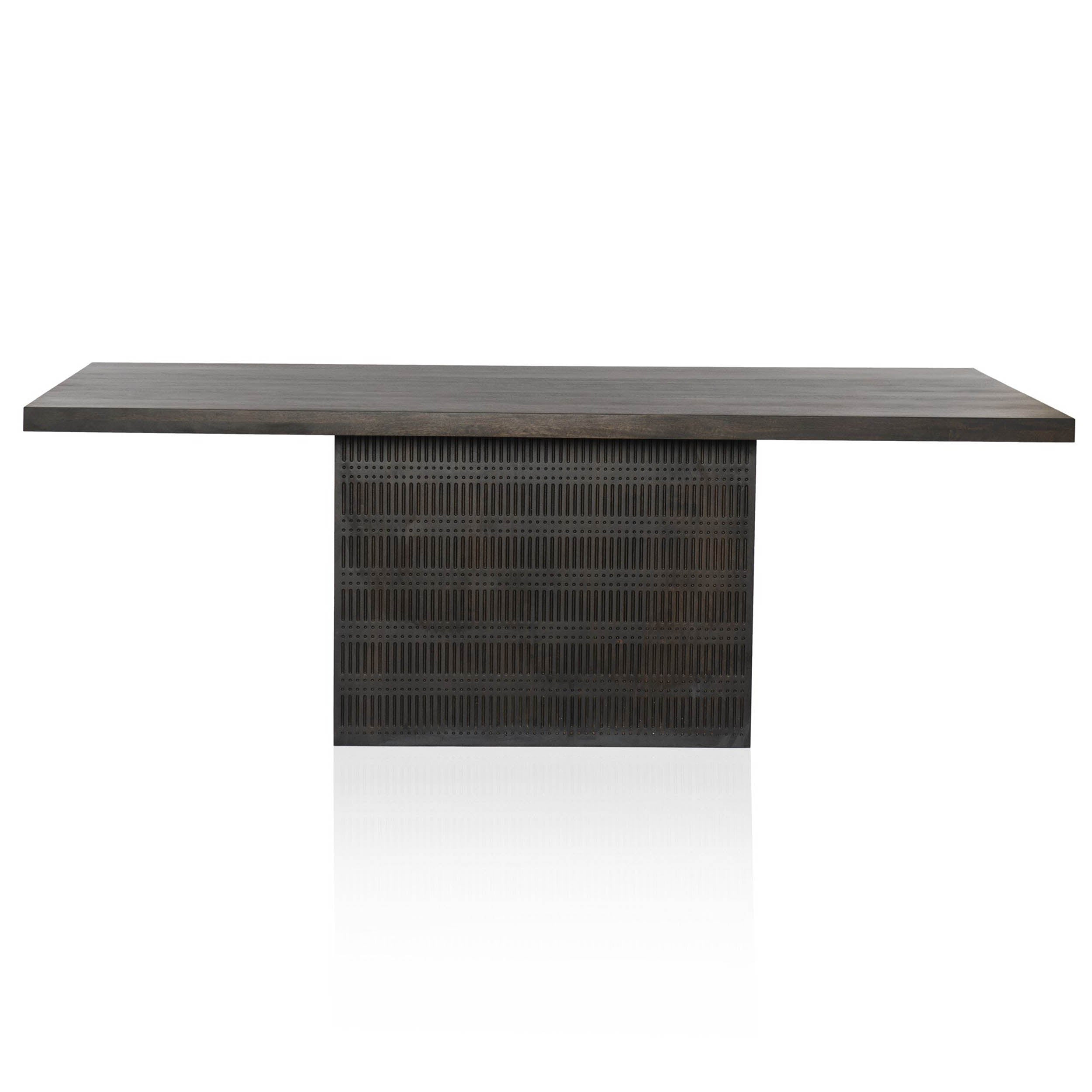 Kelby Dining Table, Vintage Brown