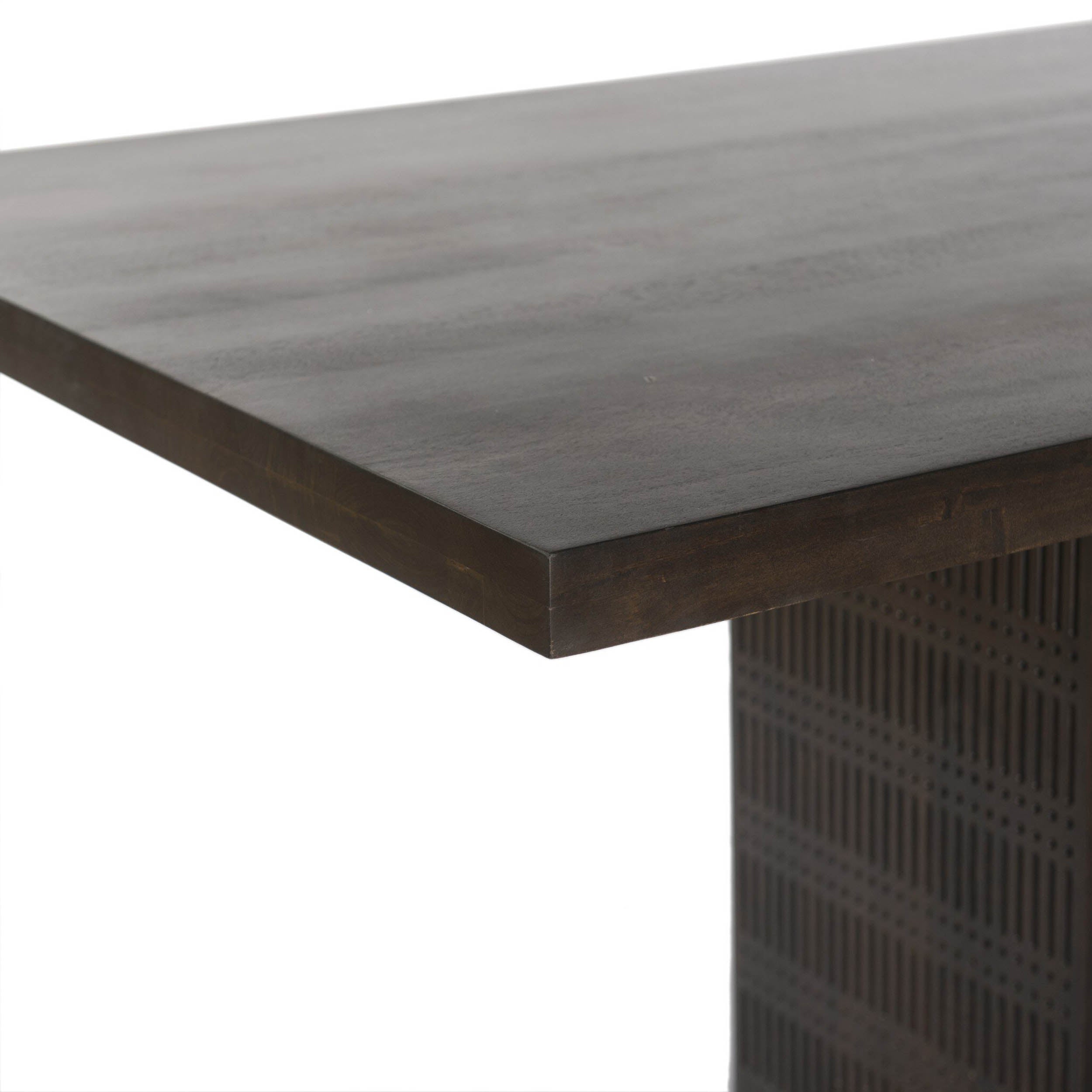 Kelby Dining Table, Vintage Brown