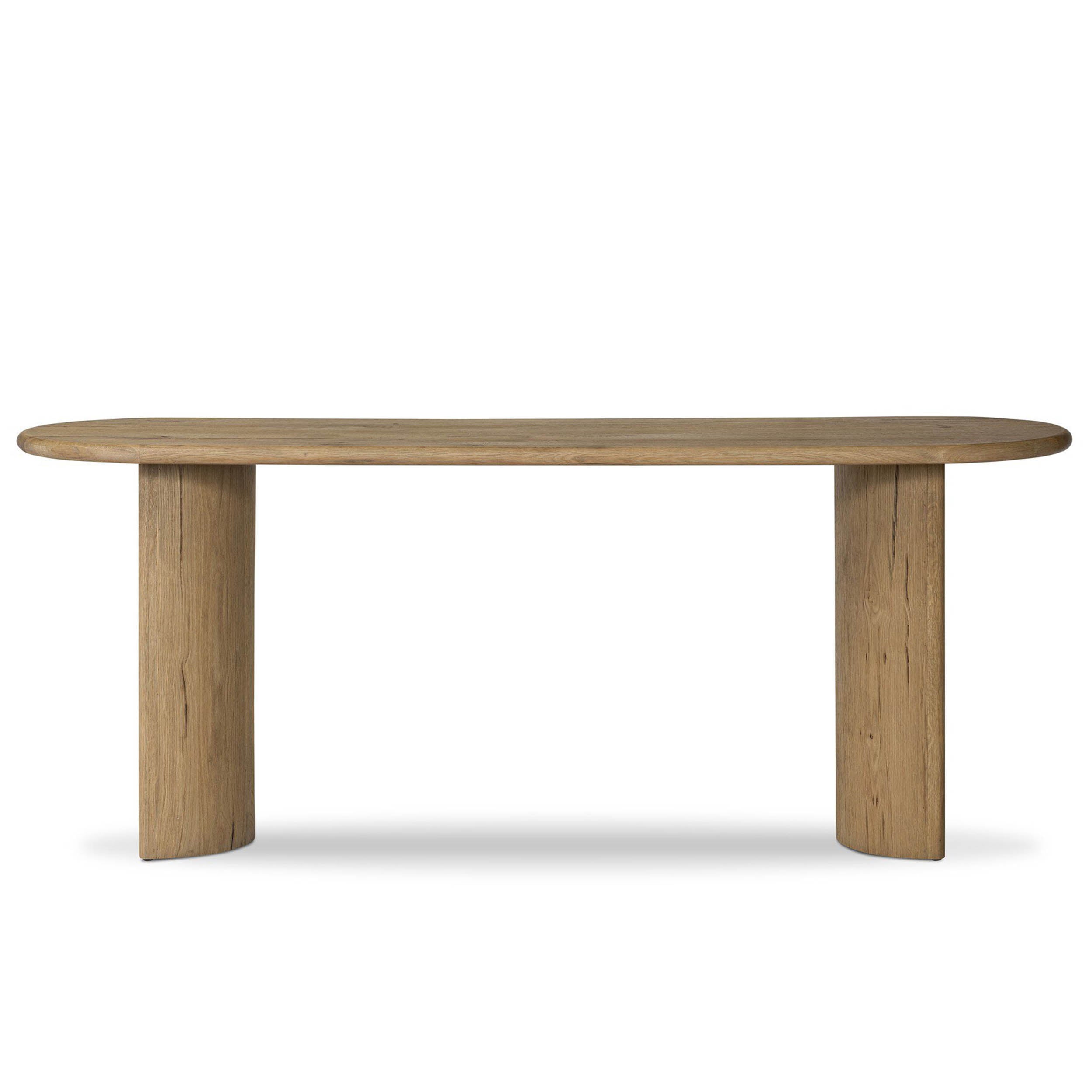 Paden Large Console Table, Worn Oak