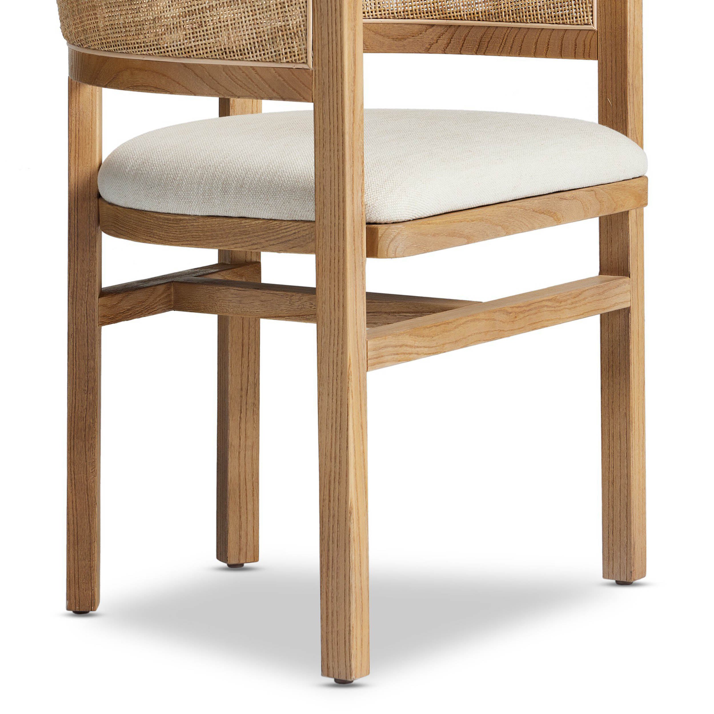 Cordoba Dining Armchair, Bergamo Parchment