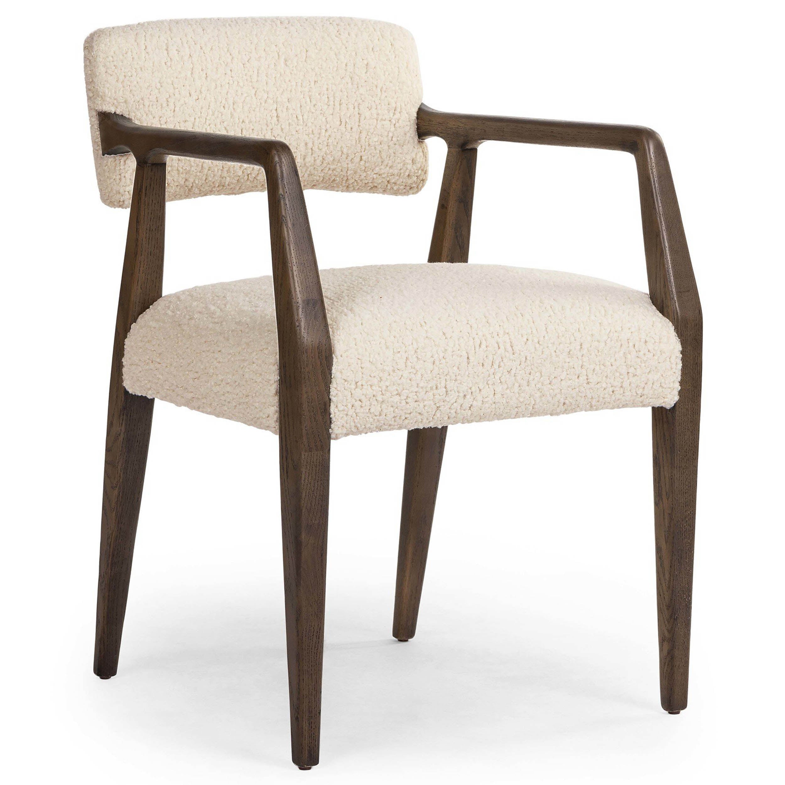 Tyler Dining Armchair, Sheepskin Natural