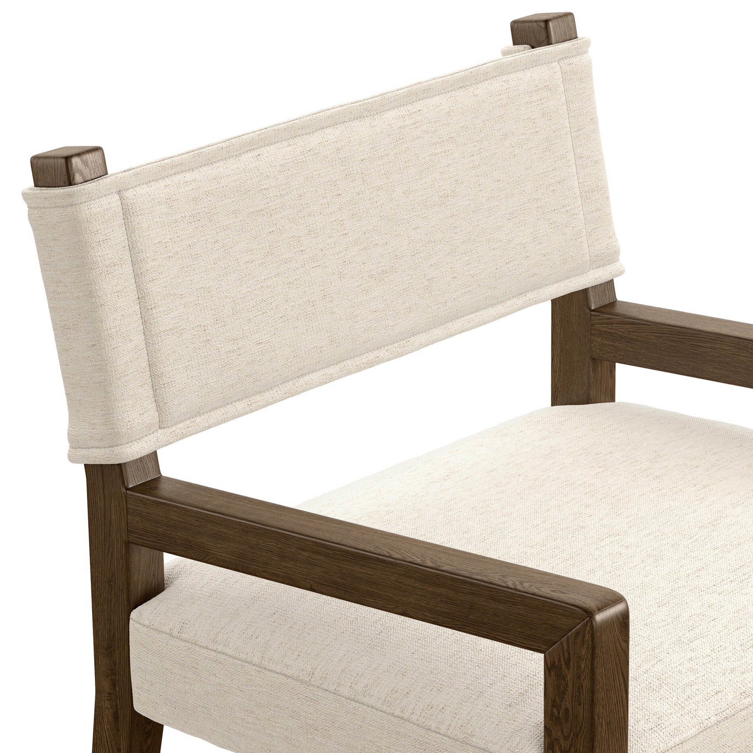 Ferris Dining Armchair, Crypton Nomad Snow