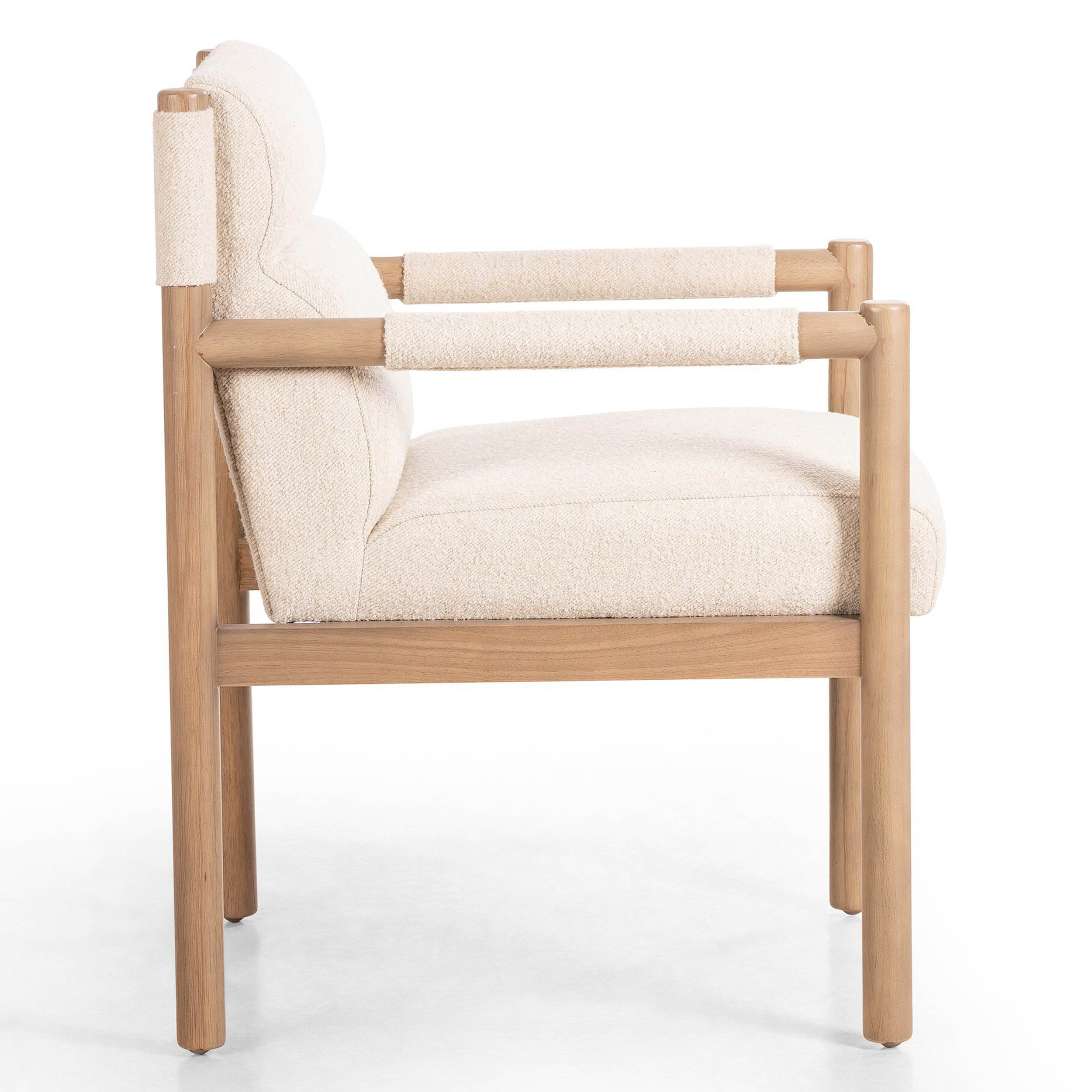 Kiano Dining Armchair, Charter Oatmeal