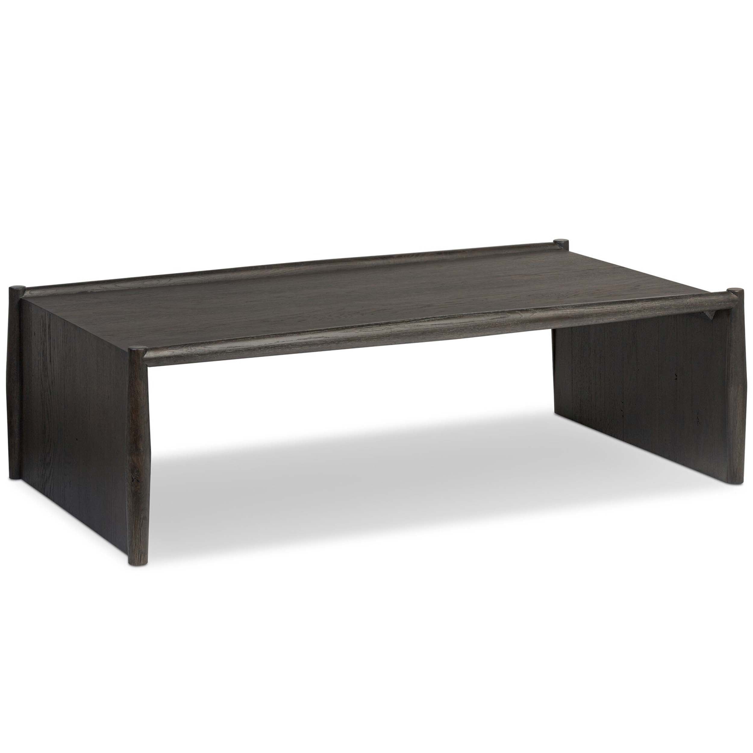 Glenview Coffee Table, Smoked Black Resawn Oak