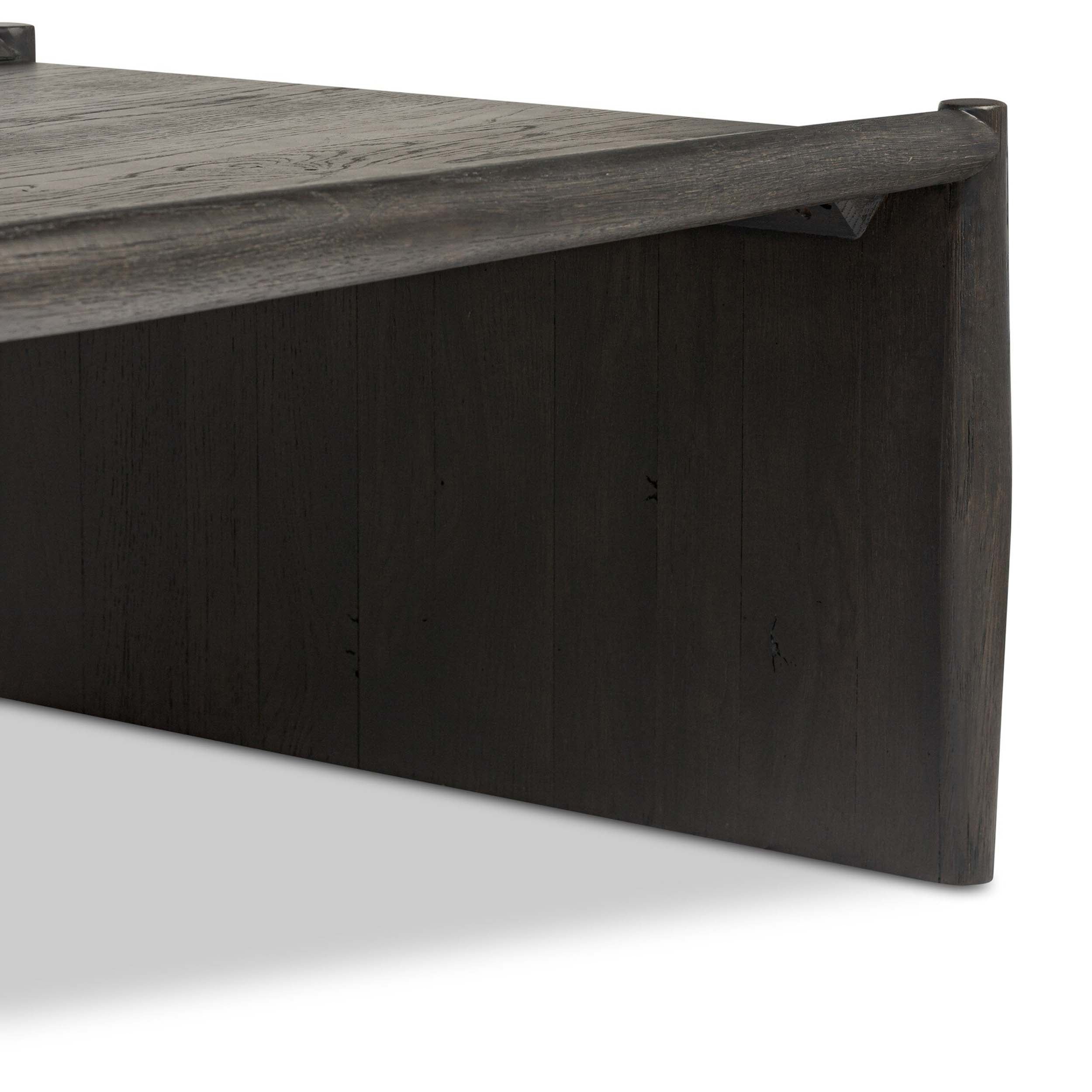 Glenview Coffee Table, Smoked Black Resawn Oak