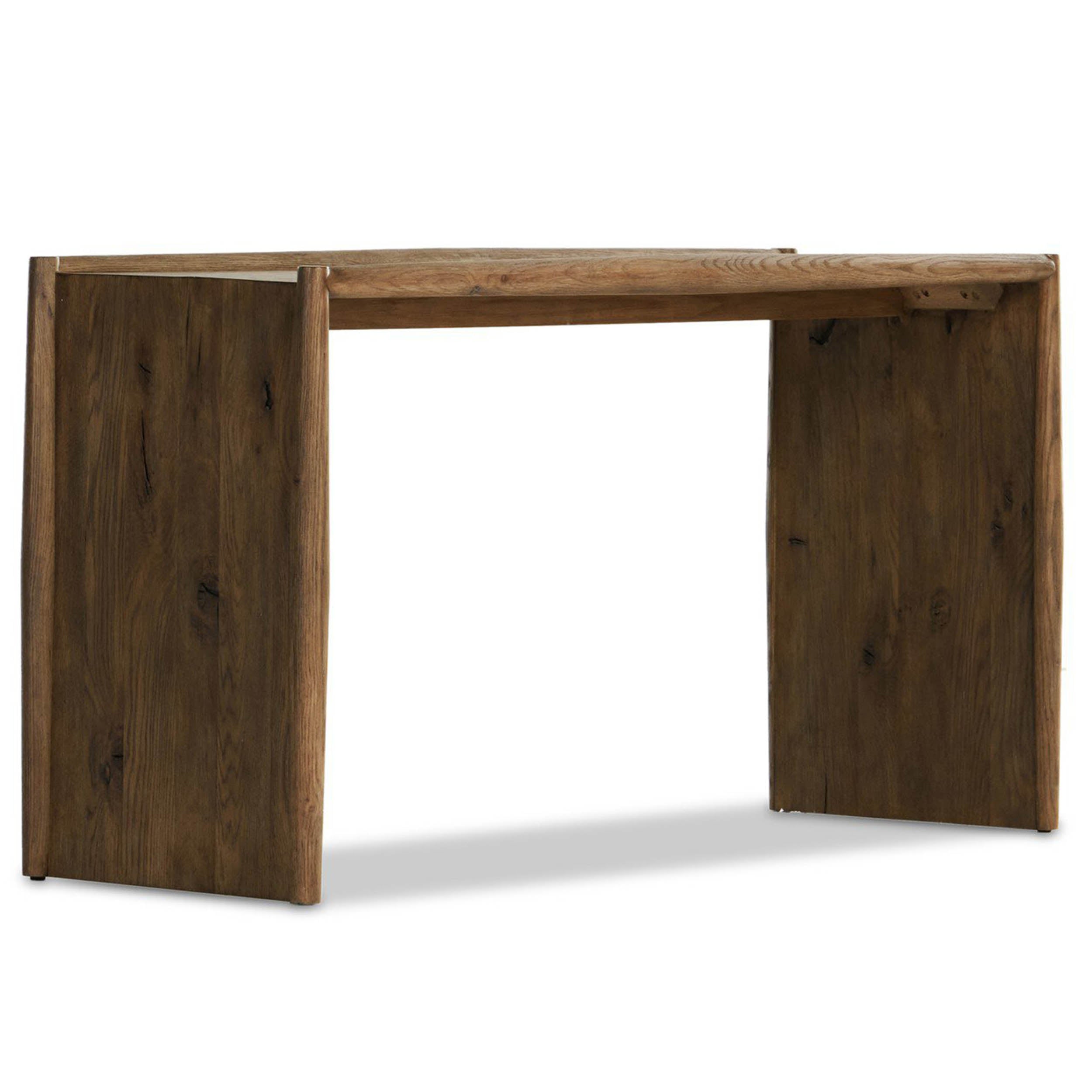 Glenview Console Table, Weathered Oak