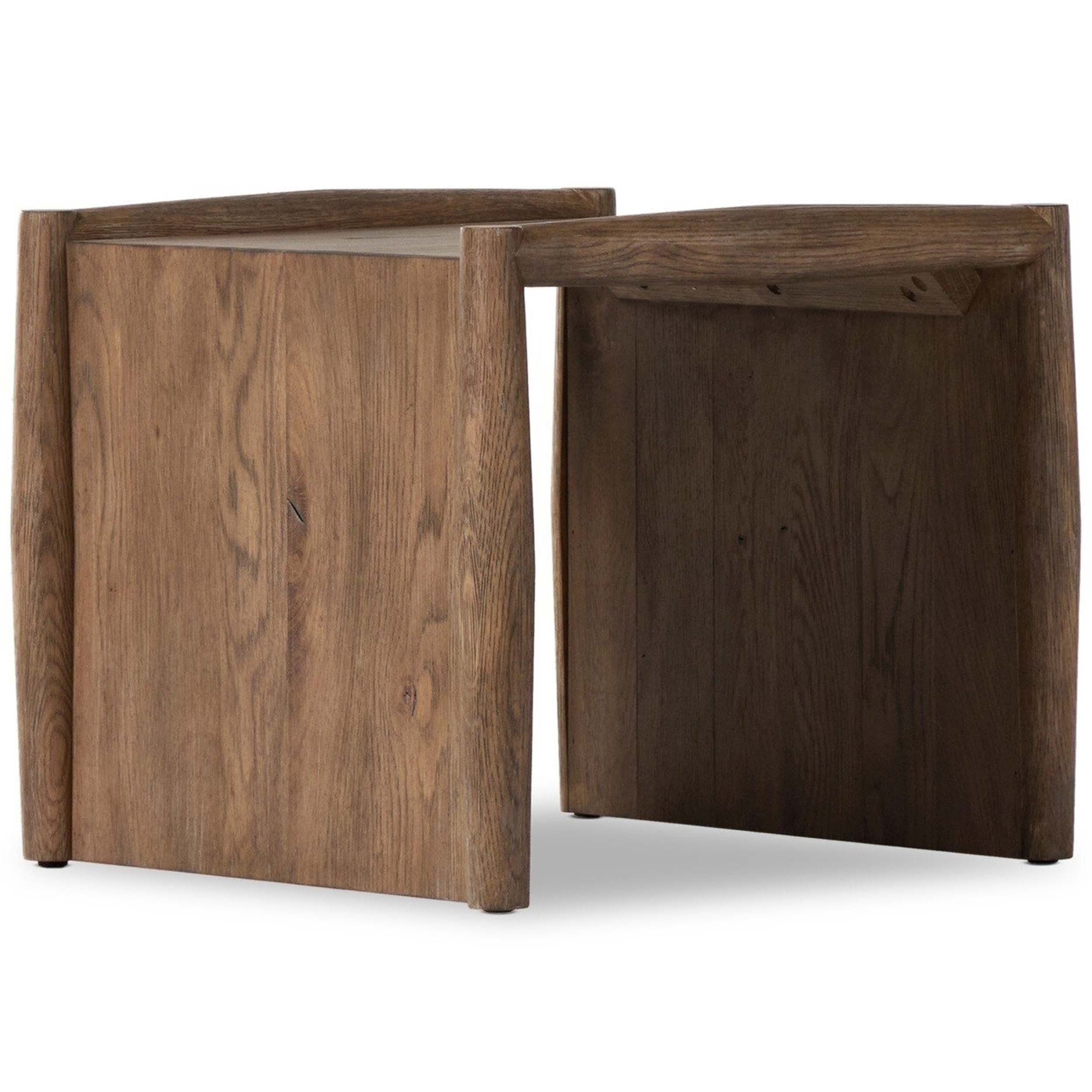 Glenview End Table, Weathered Oak