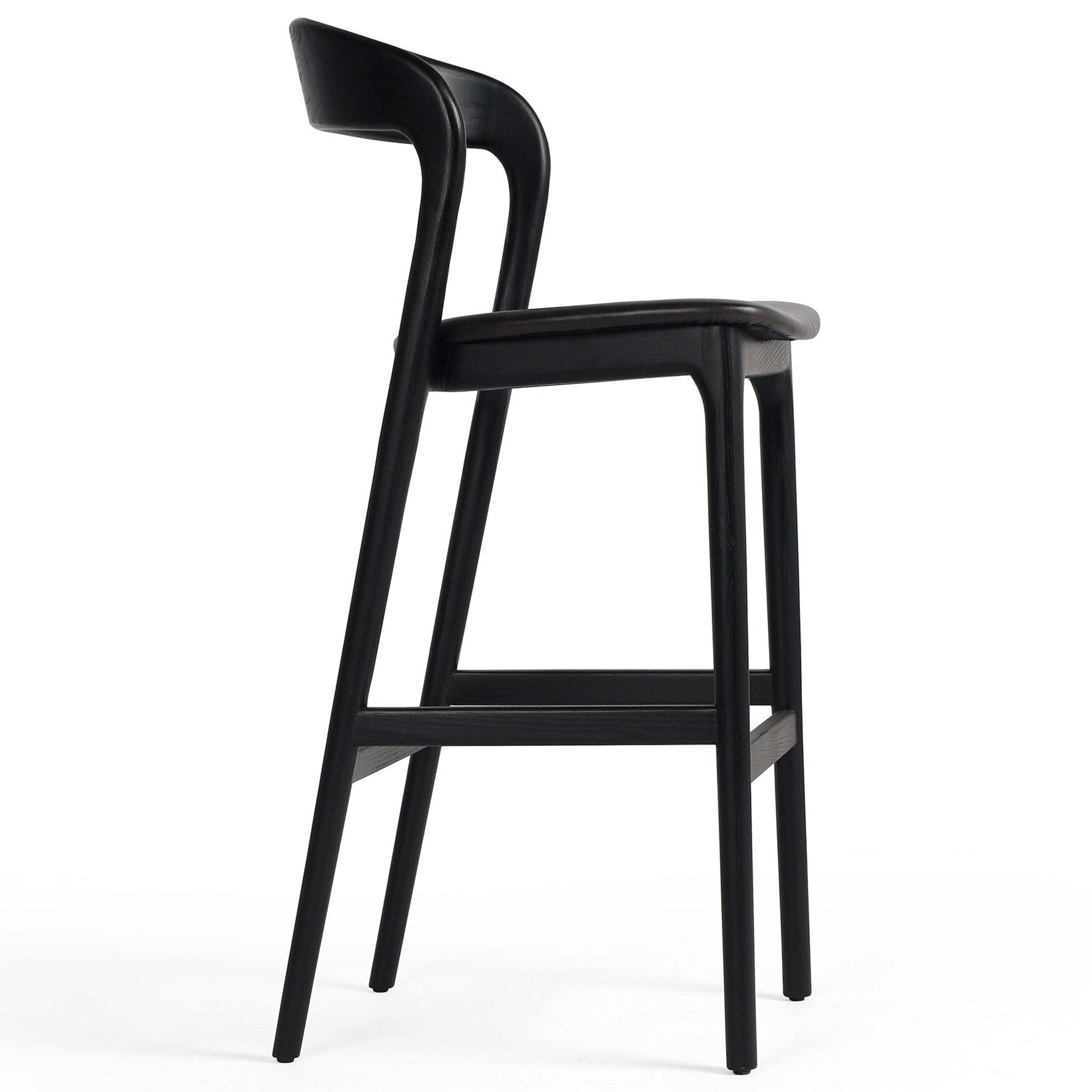 Amare Bar + Counter Stool, Sonoma Black