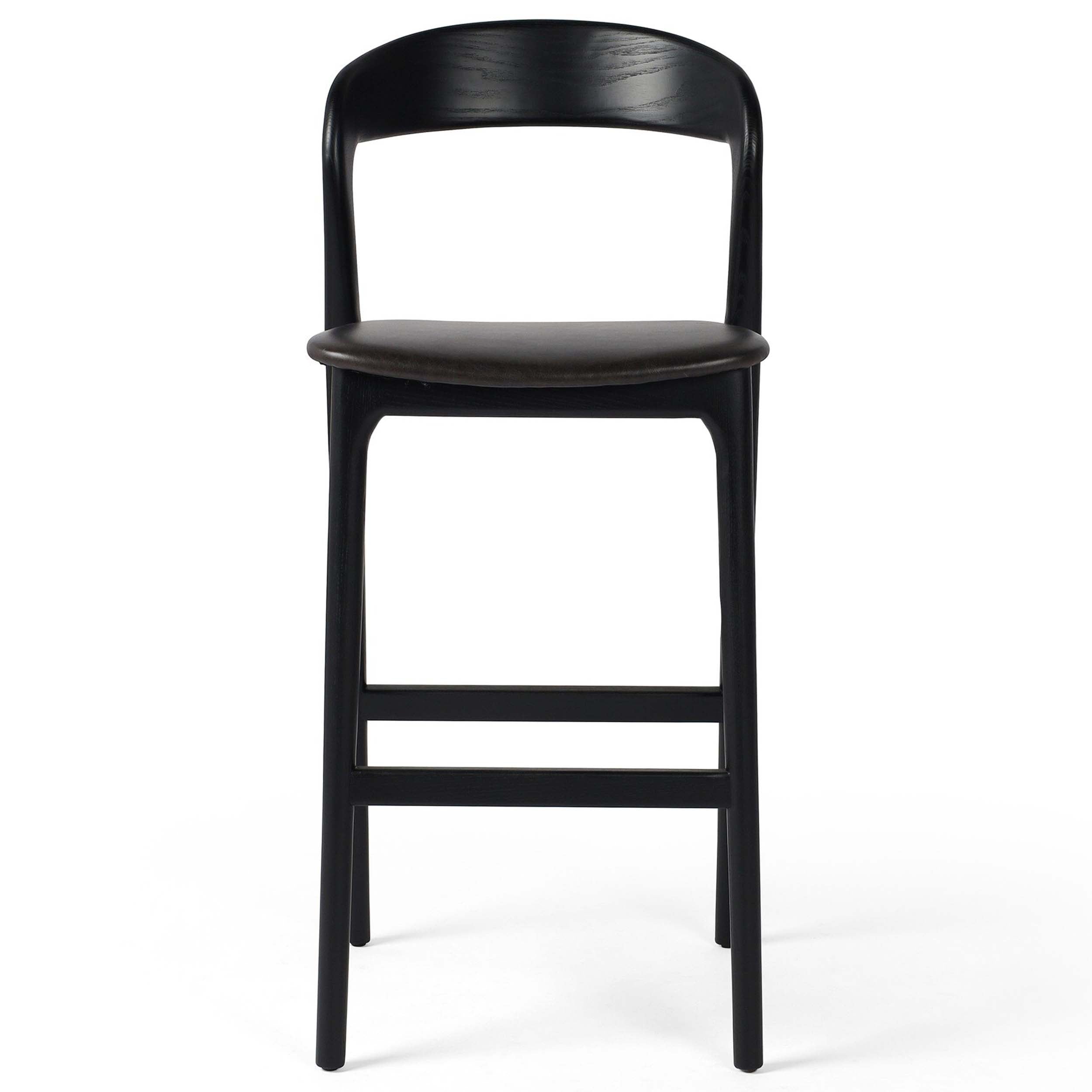 Amare Bar + Counter Stool, Sonoma Black