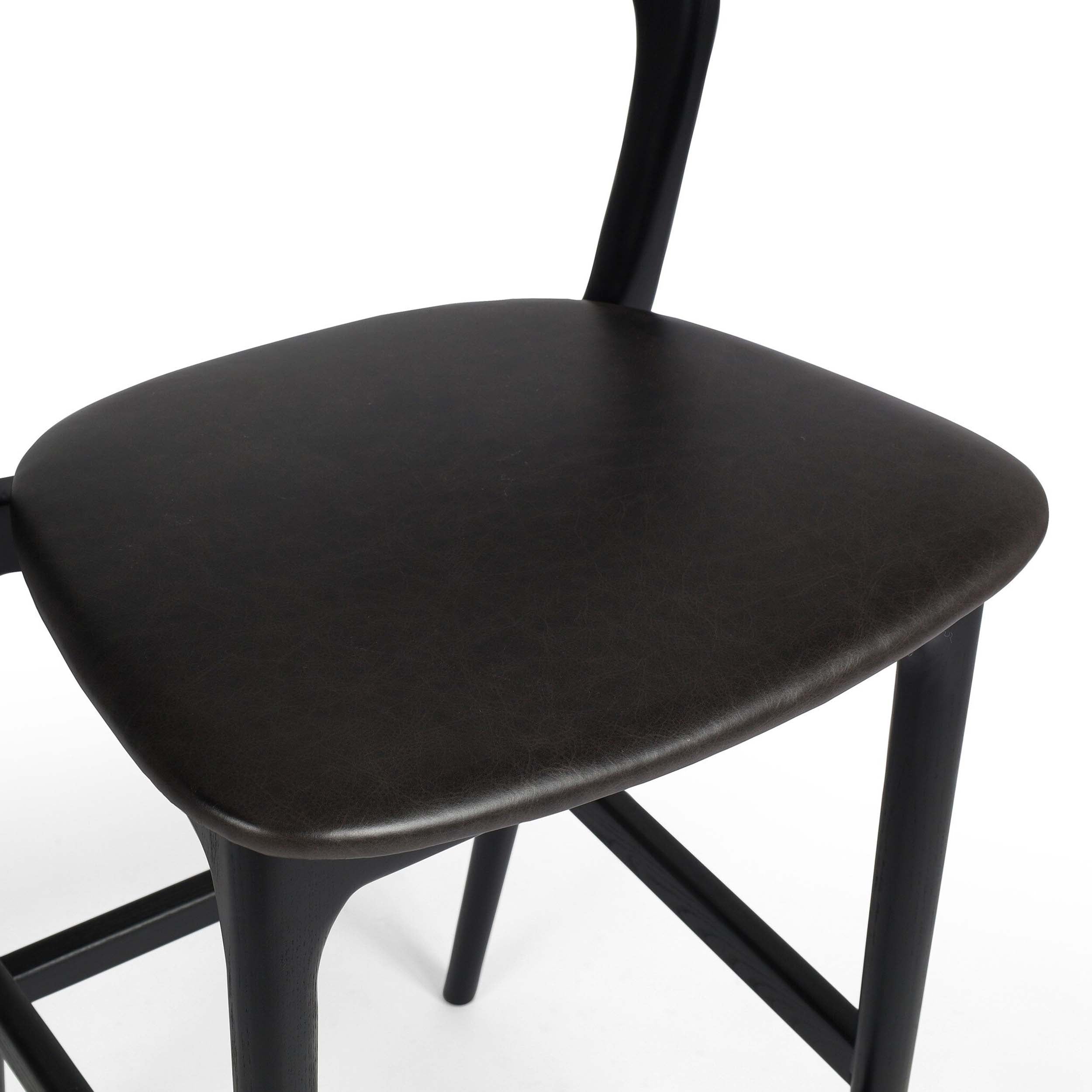 Amare Bar + Counter Stool, Sonoma Black