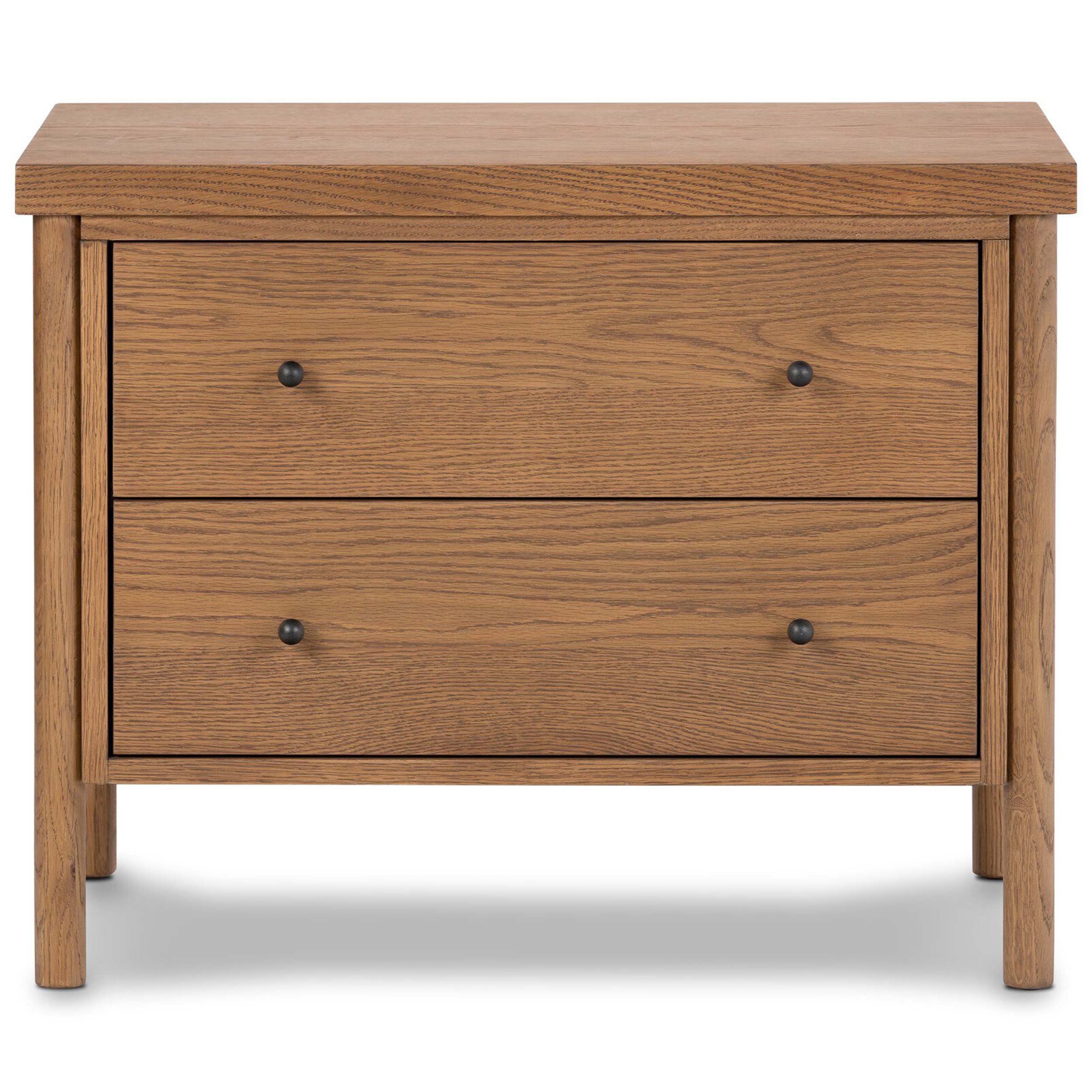 Roark Nightstand, Amber Oak Veneer
