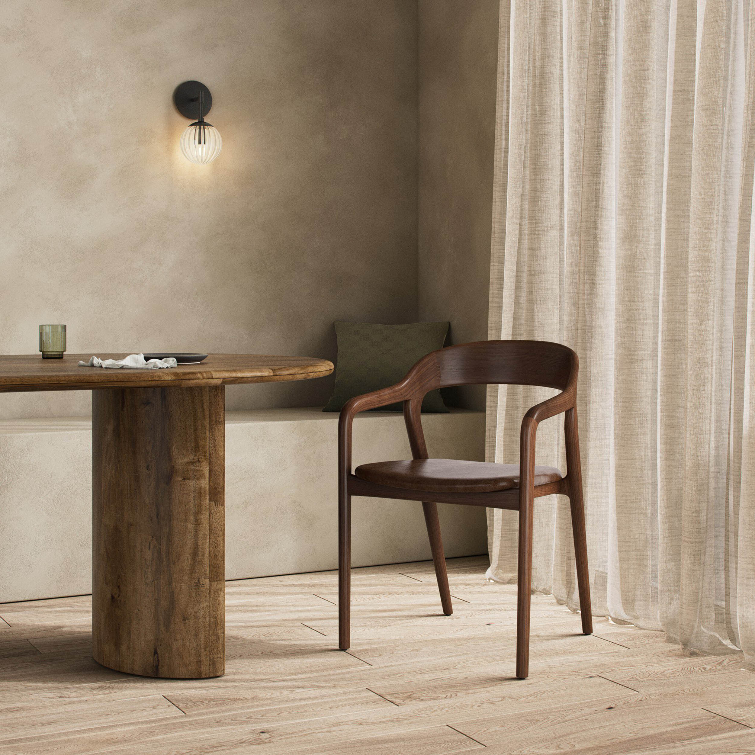 Amare Dining Armchair, Sonoma Coco