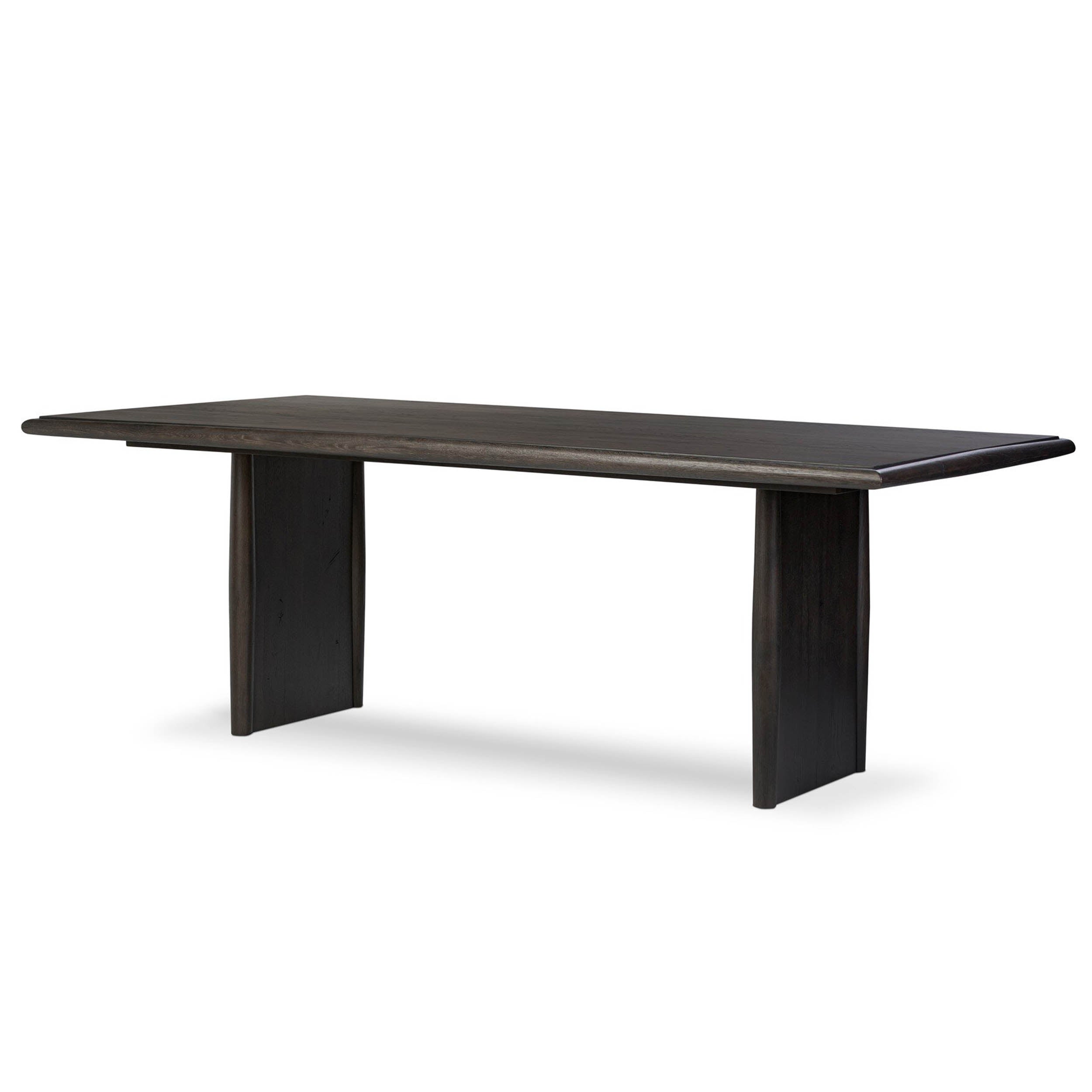 Glenview Dining Table, Smoked Black Oak