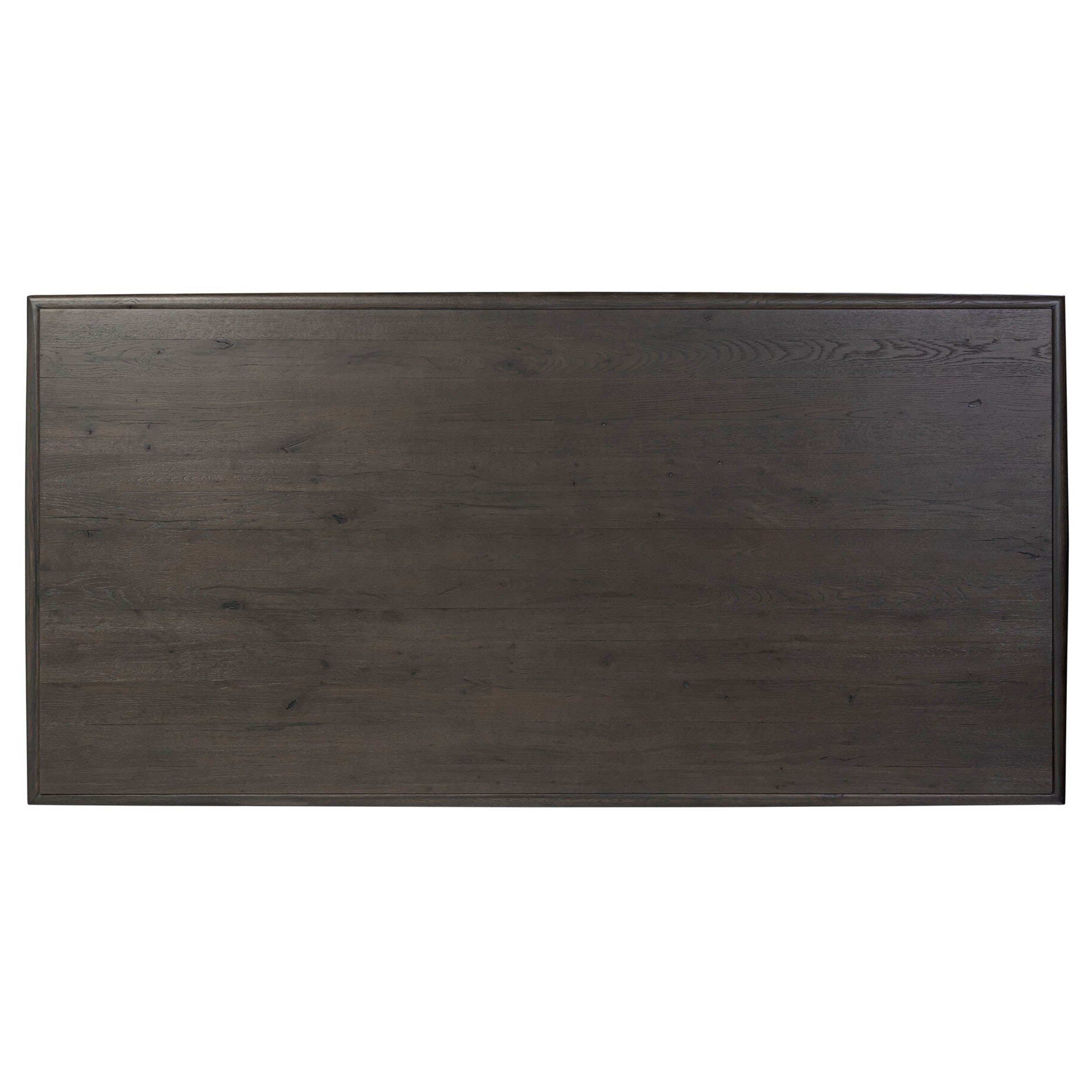 Glenview Dining Table, Smoked Black Oak