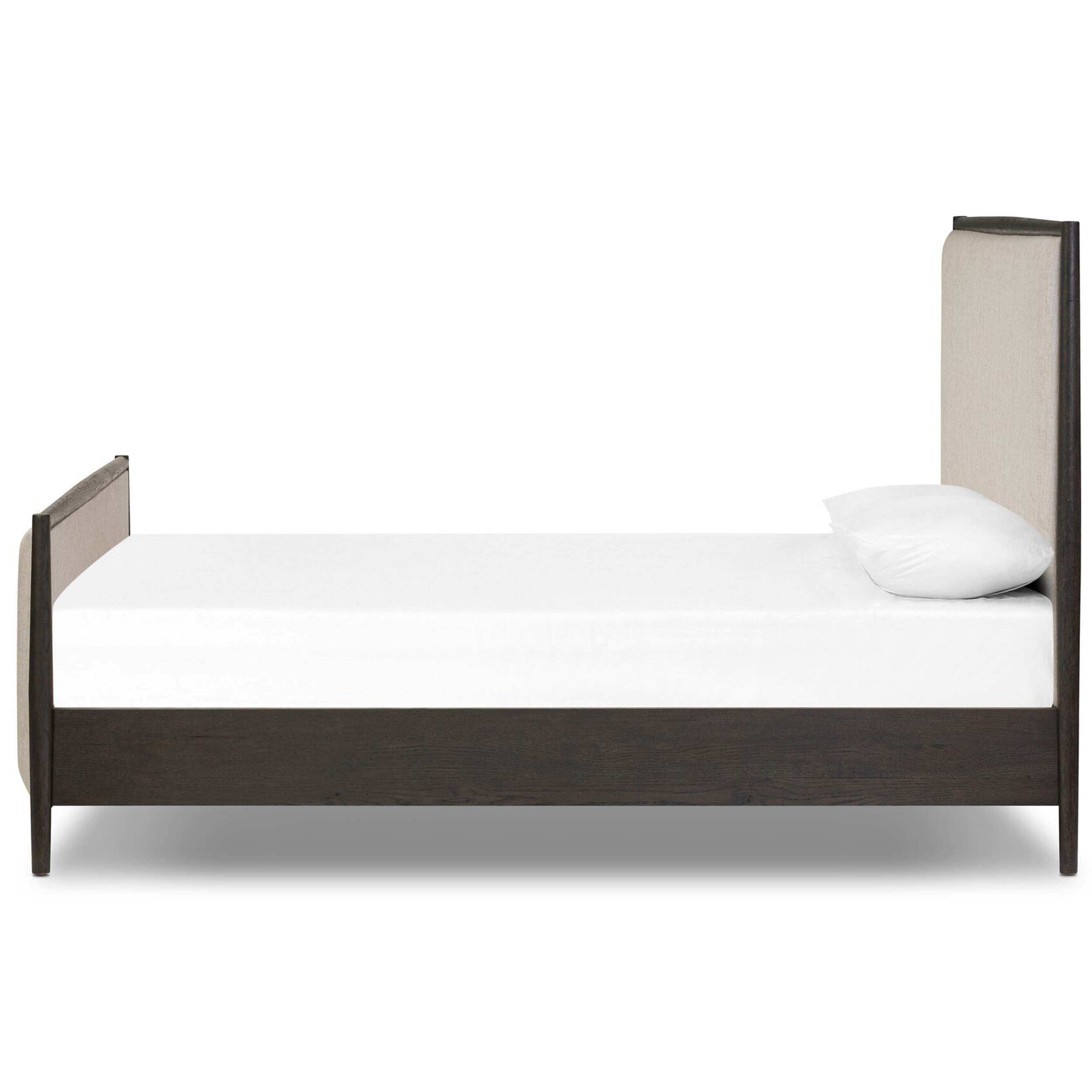 Glenview Bed, Essence Natural Cracked Smoked Black Veneer