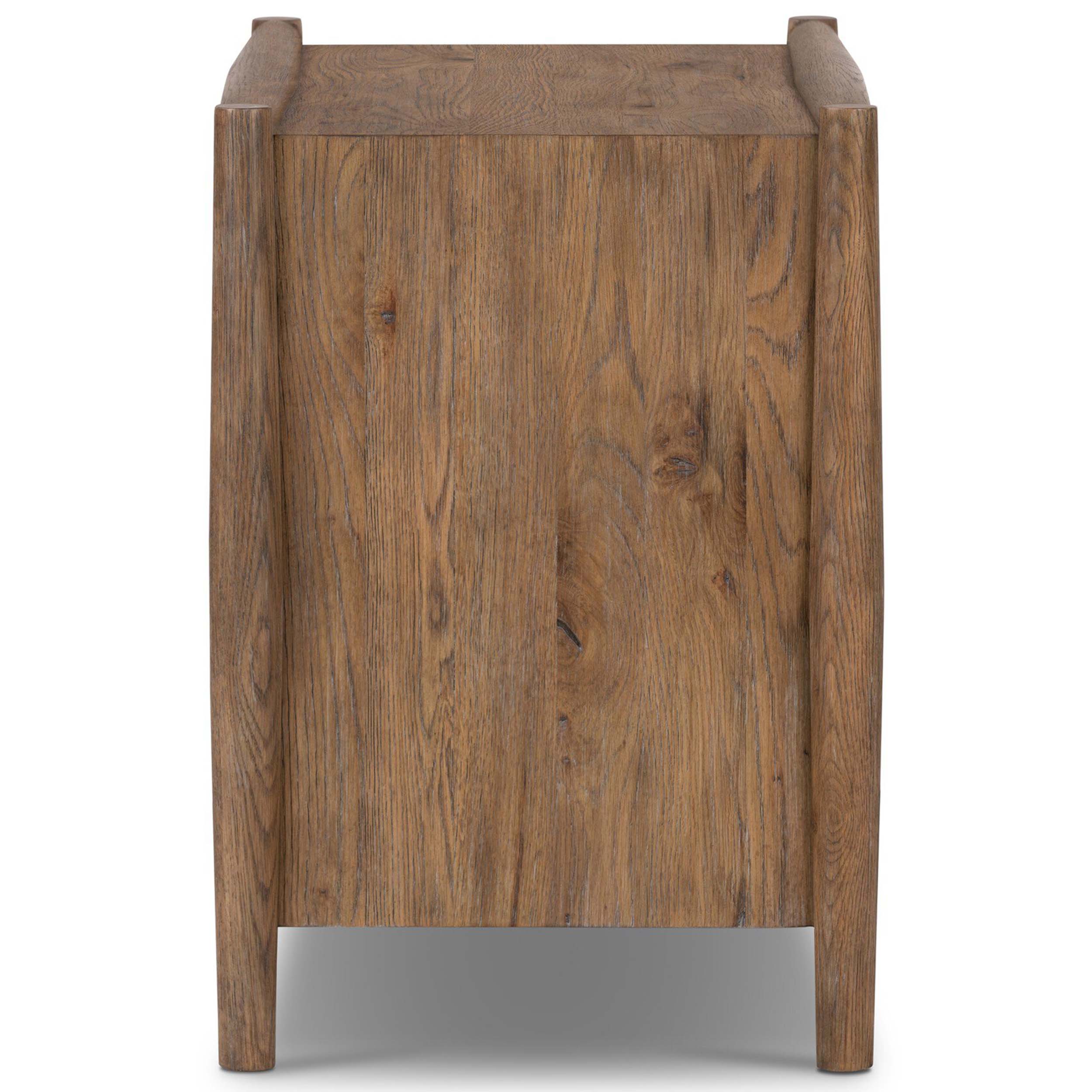 Glenview Nightstand, Weathered Oak Veneer