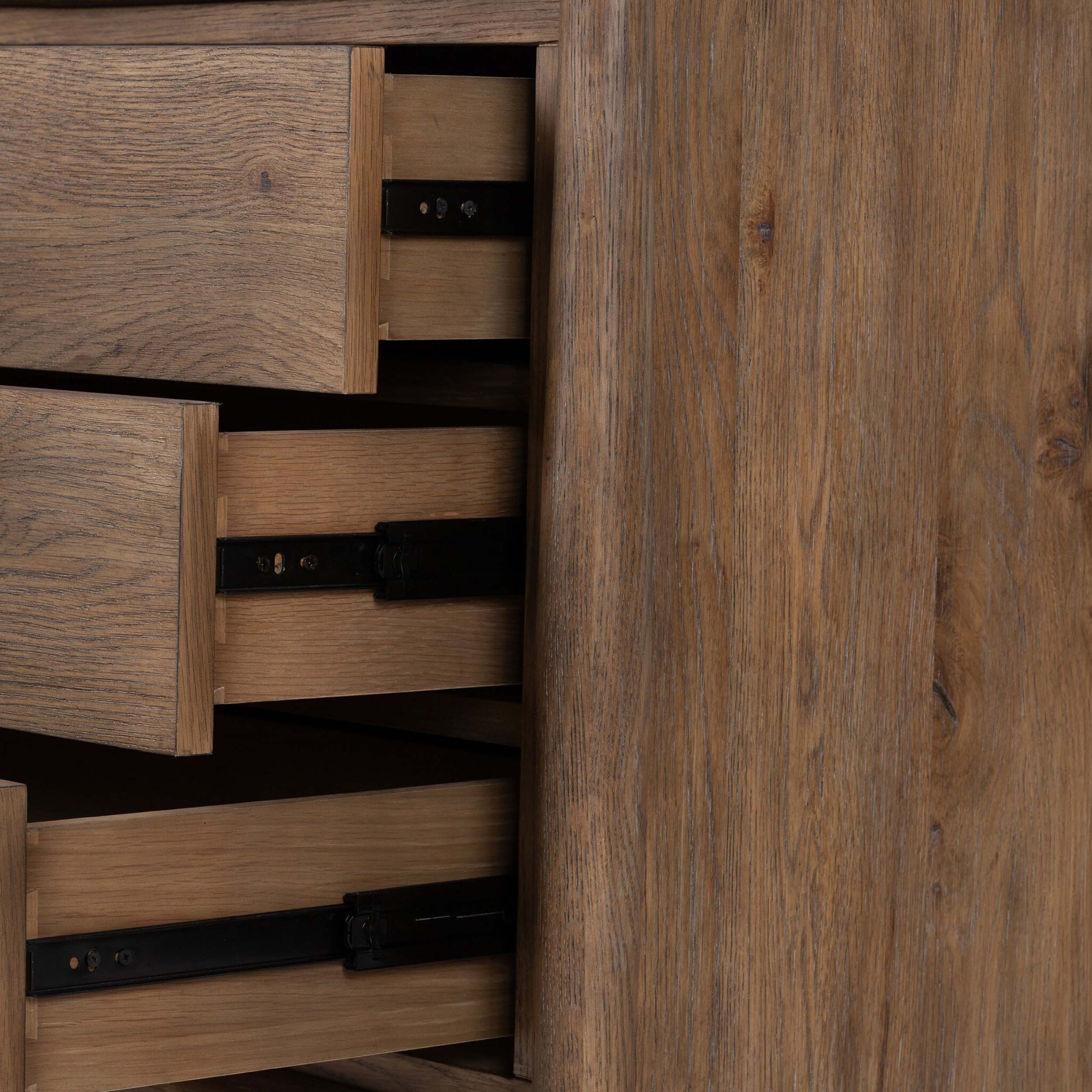 Glenview Nightstand, Weathered Oak Veneer