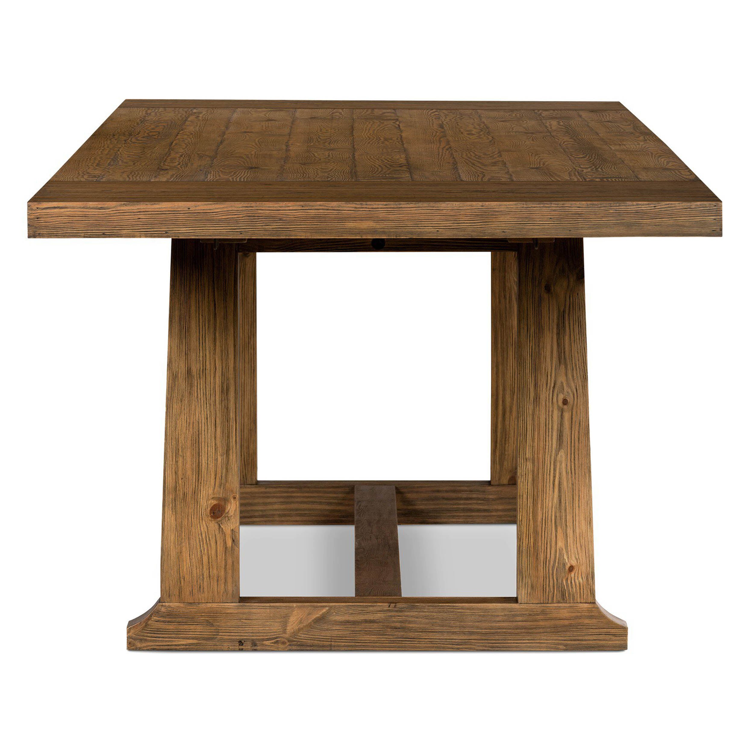 Otto Extension Dining Table, Waxed Pine