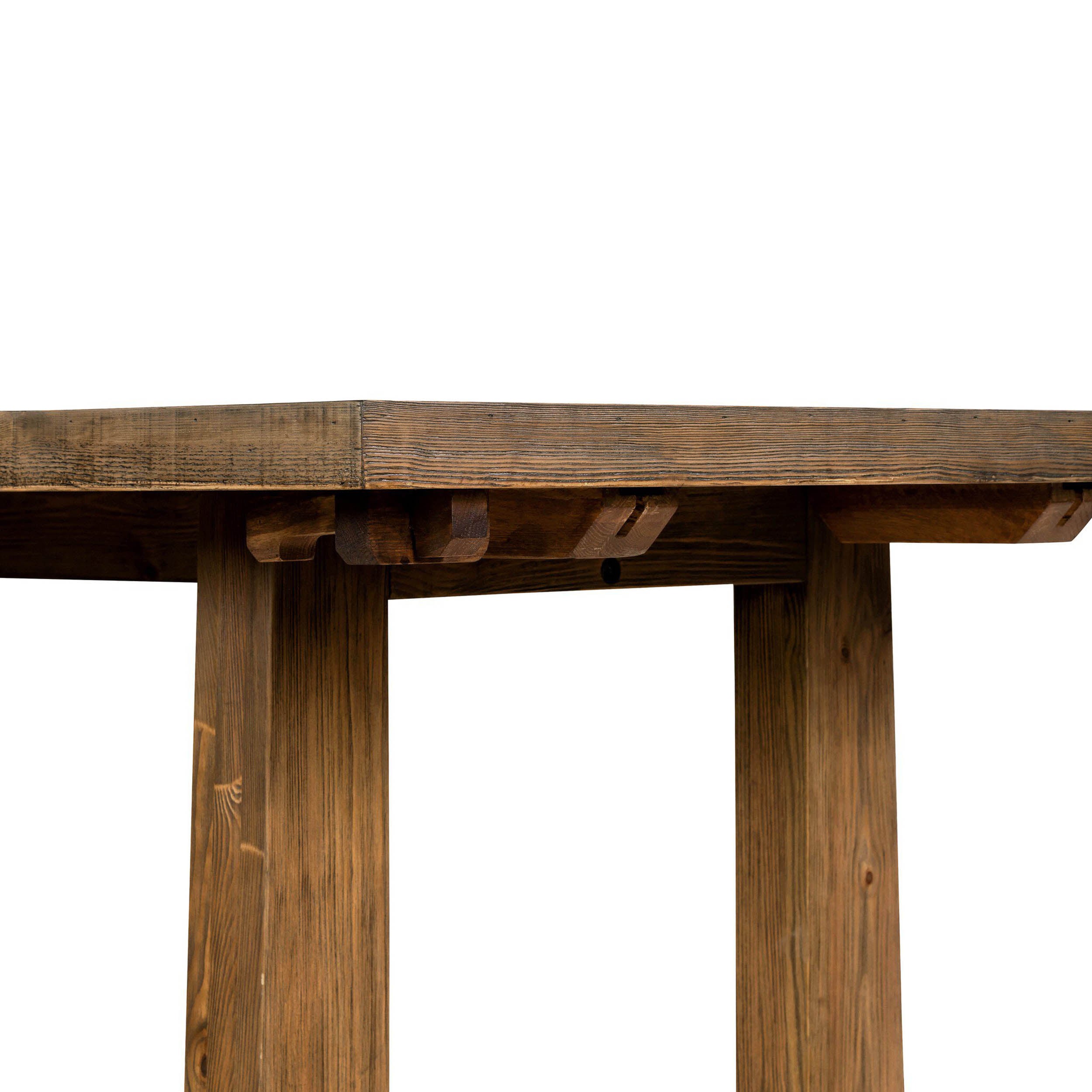Otto Extension Dining Table, Waxed Pine