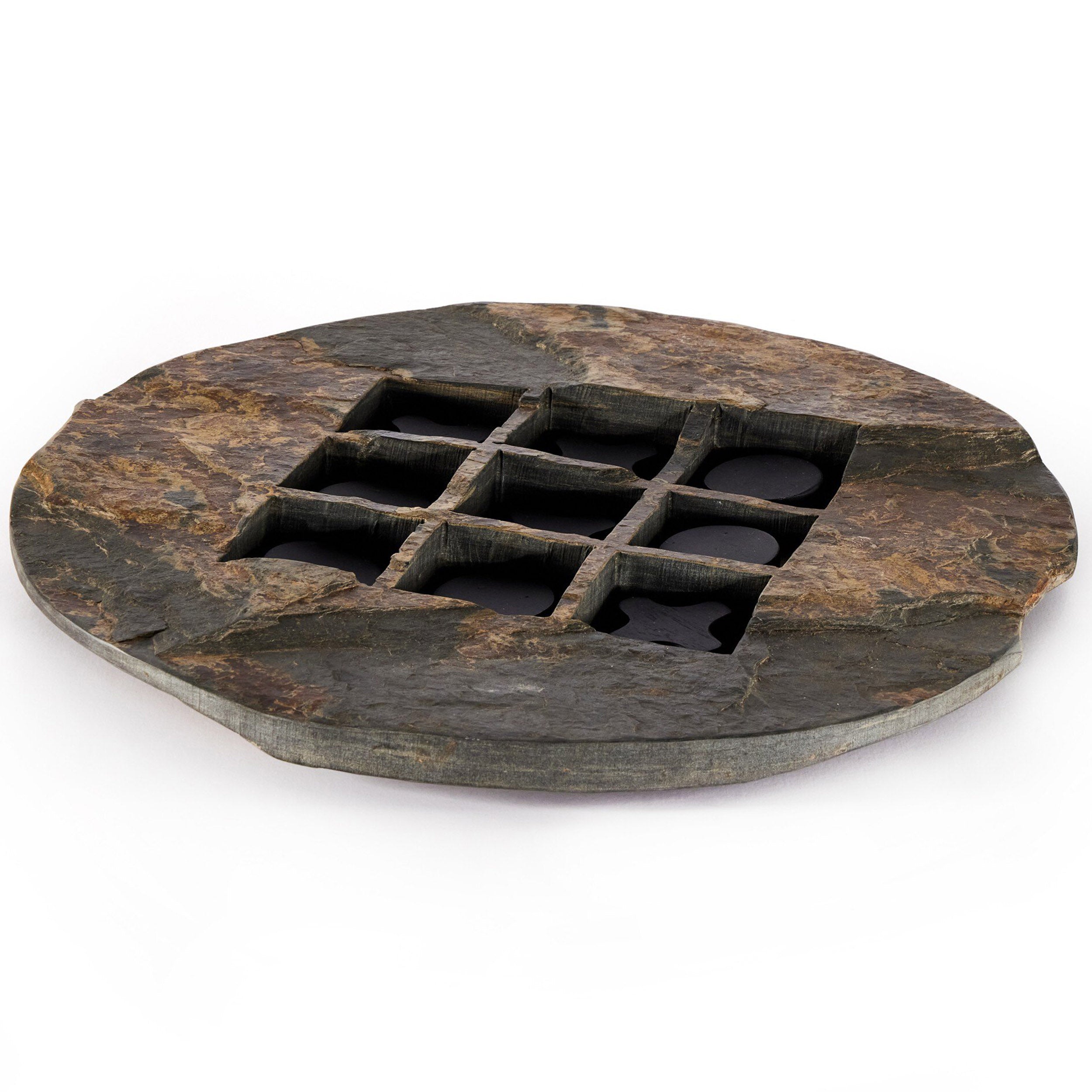 Stone Tic Tac Toe, Grey Stone