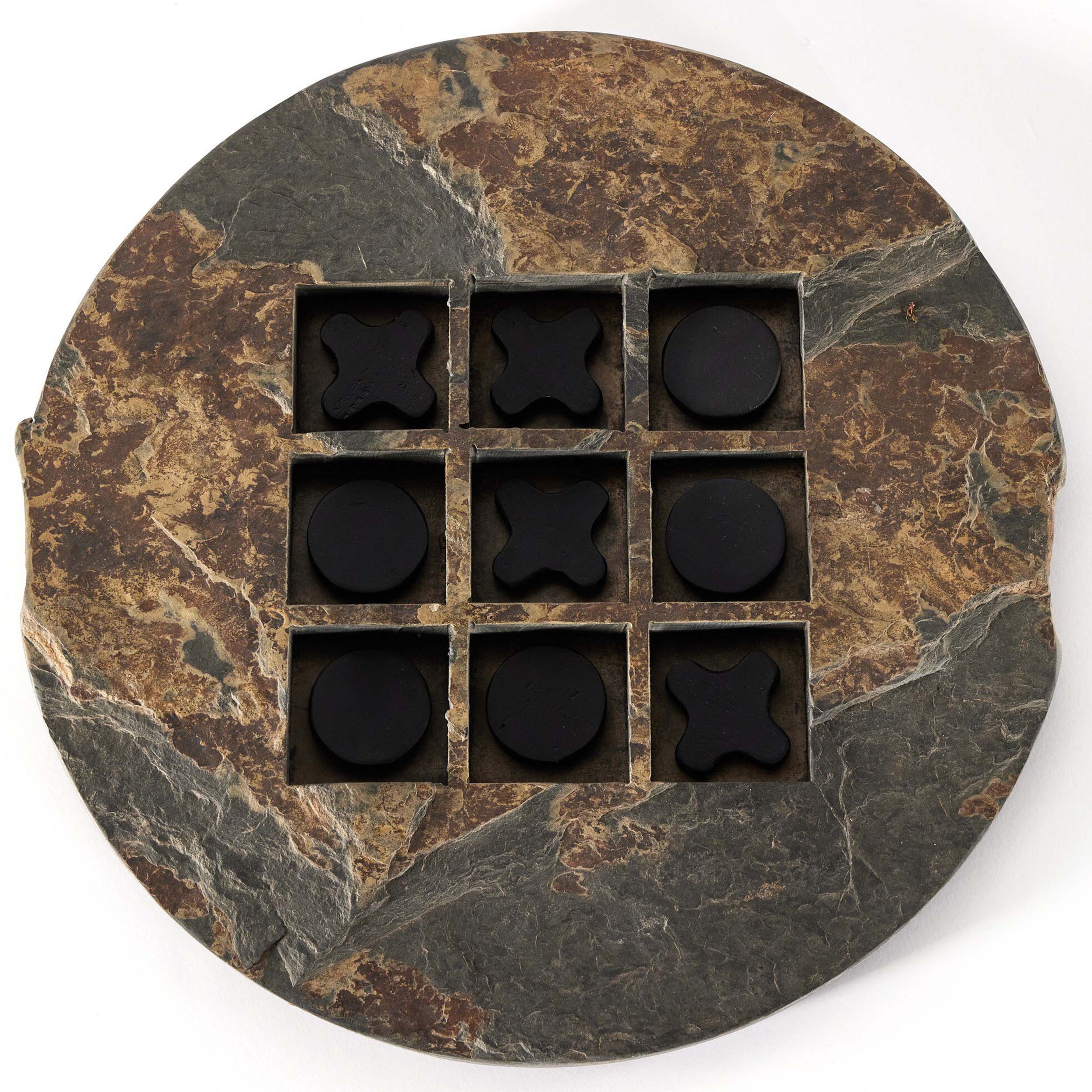 Stone Tic Tac Toe, Grey Stone