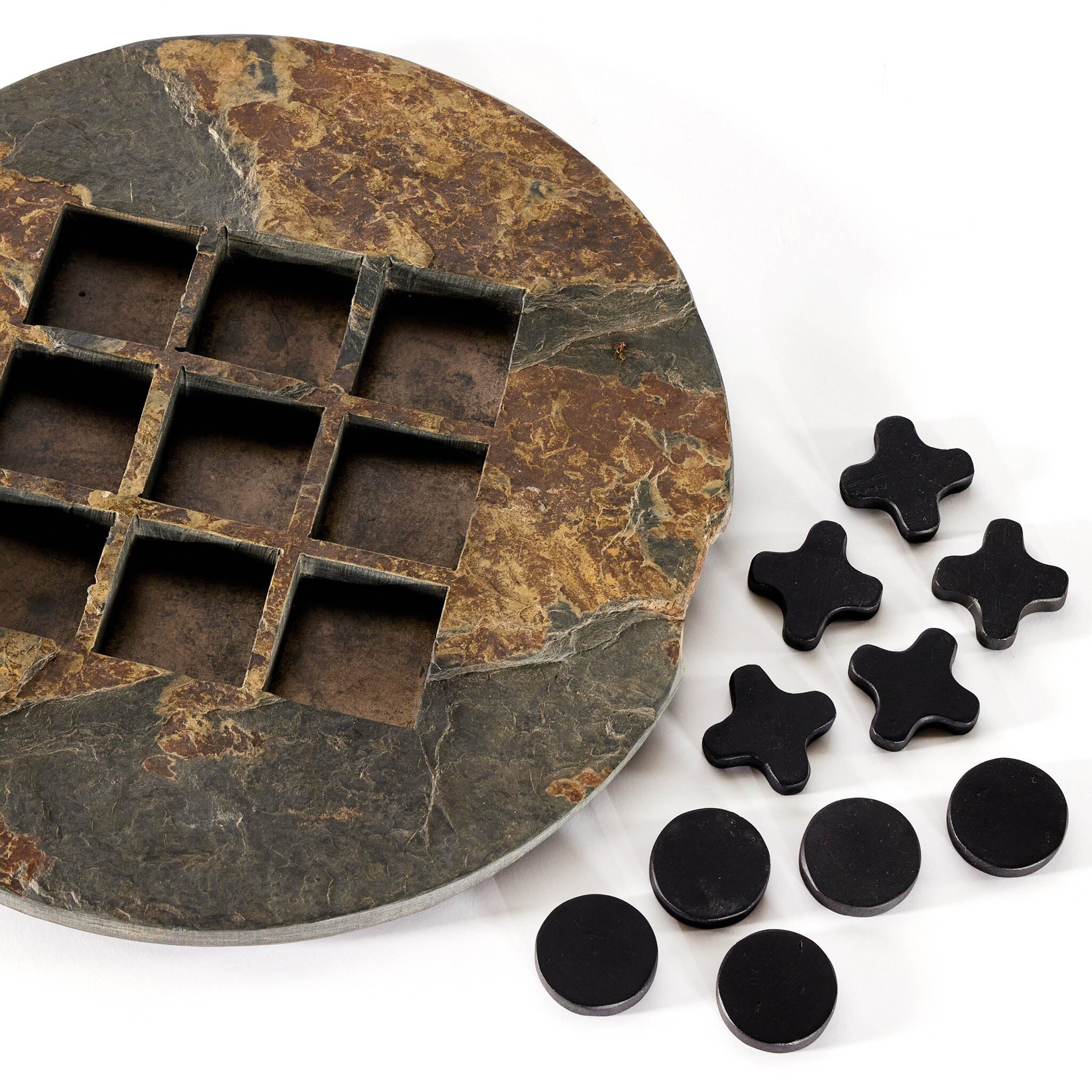 Stone Tic Tac Toe, Grey Stone