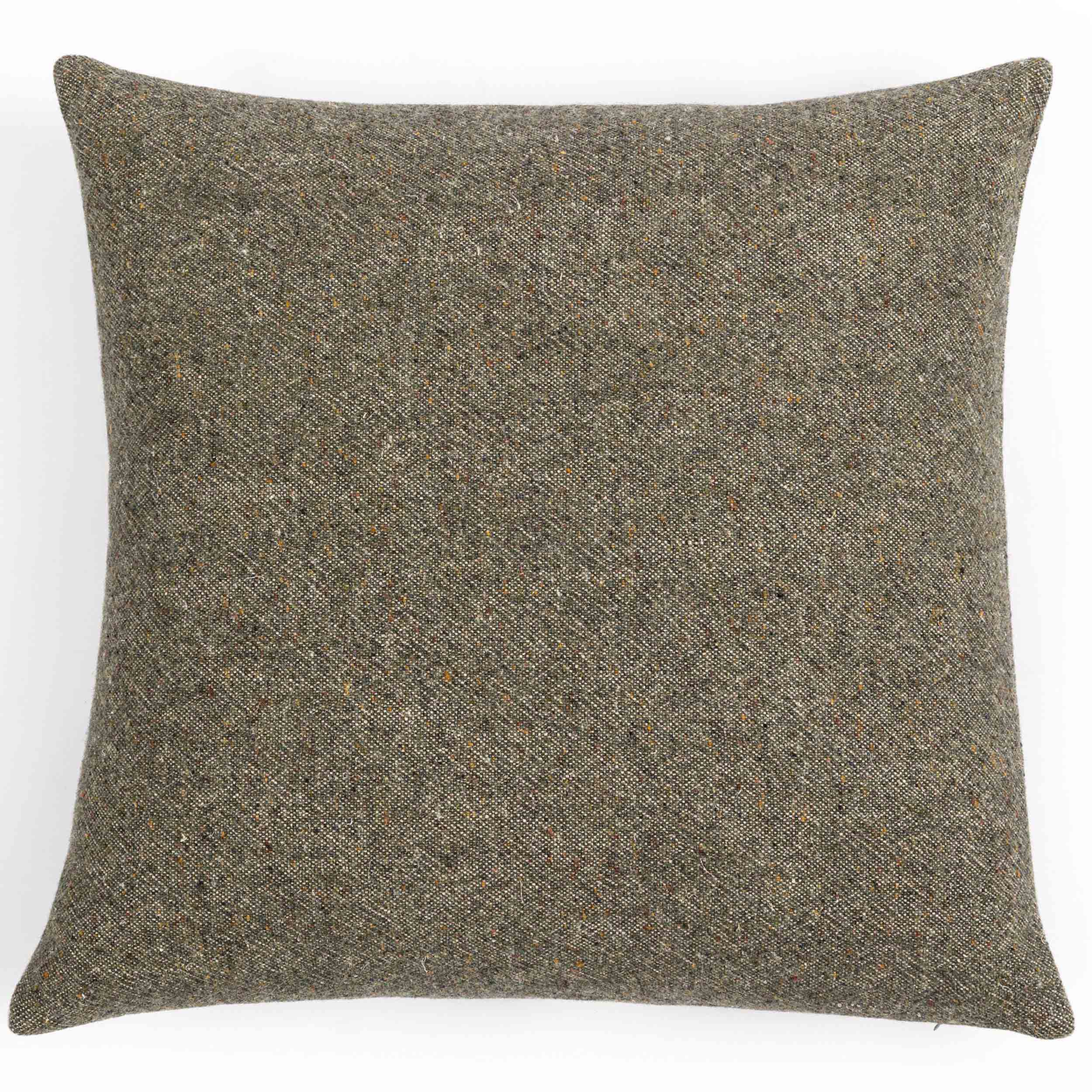 Stonewash Linen Pillow, Hasselt Olive Green
