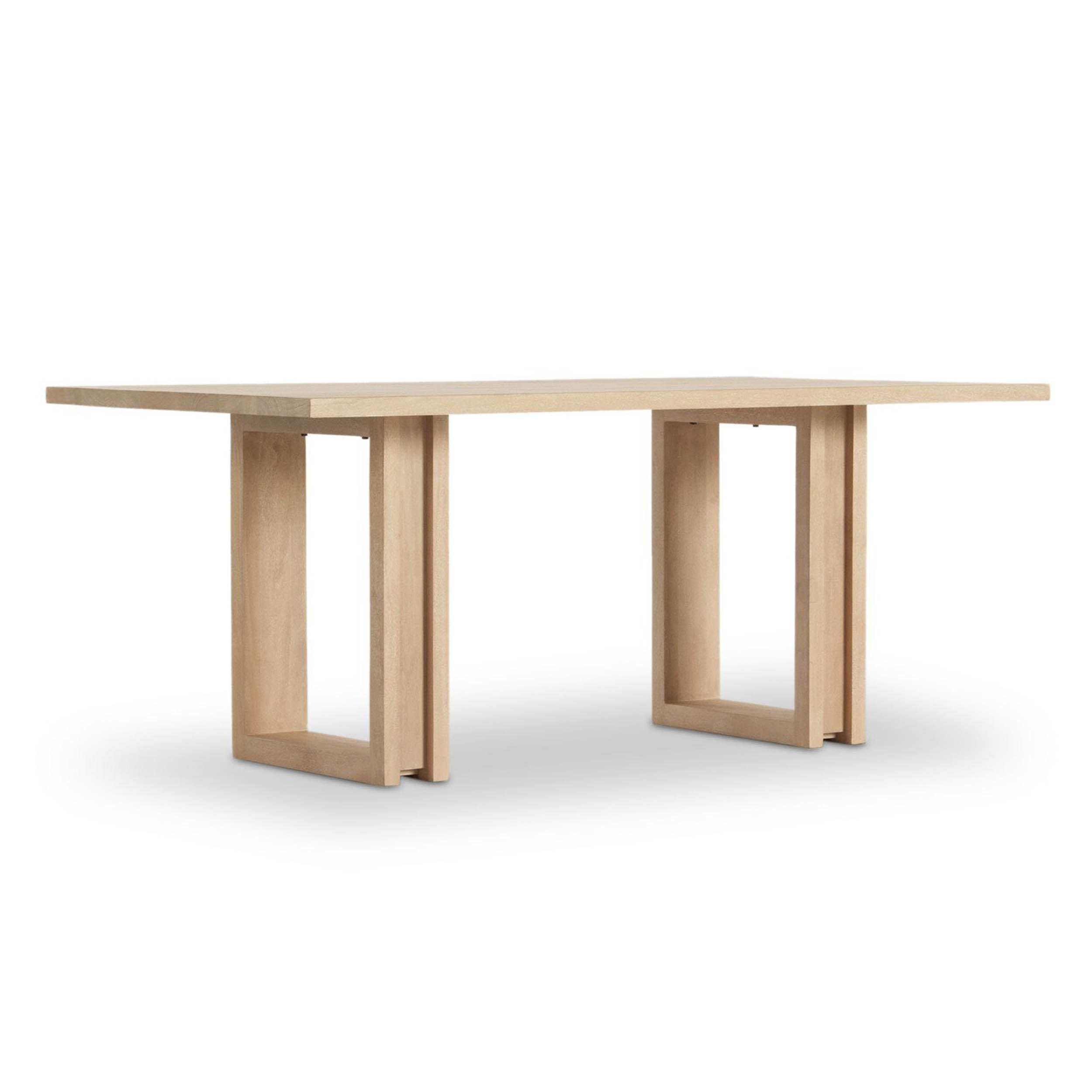 Carmel Dining Table, Natural Mango