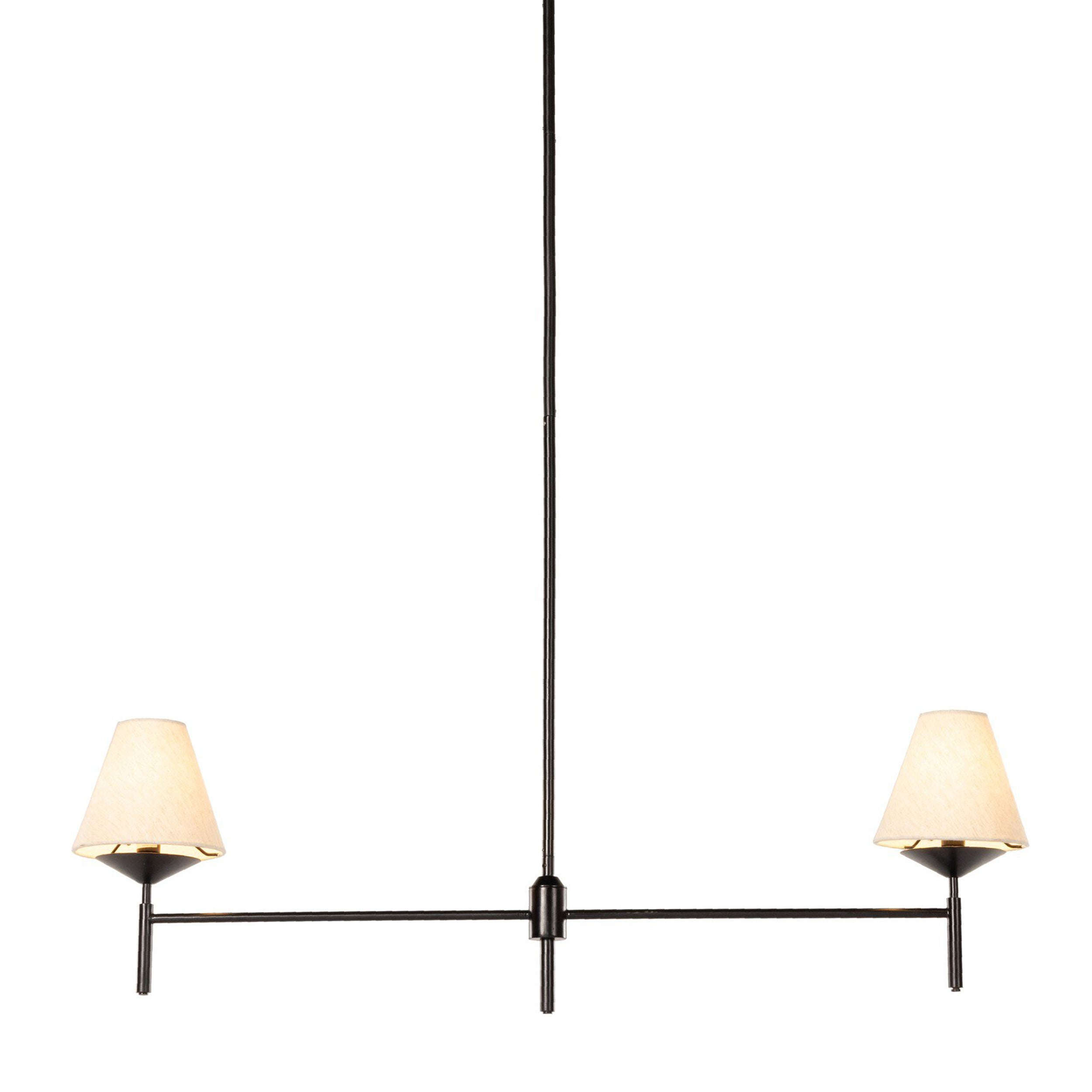 Dodie Linear Chandelier, Jet Black