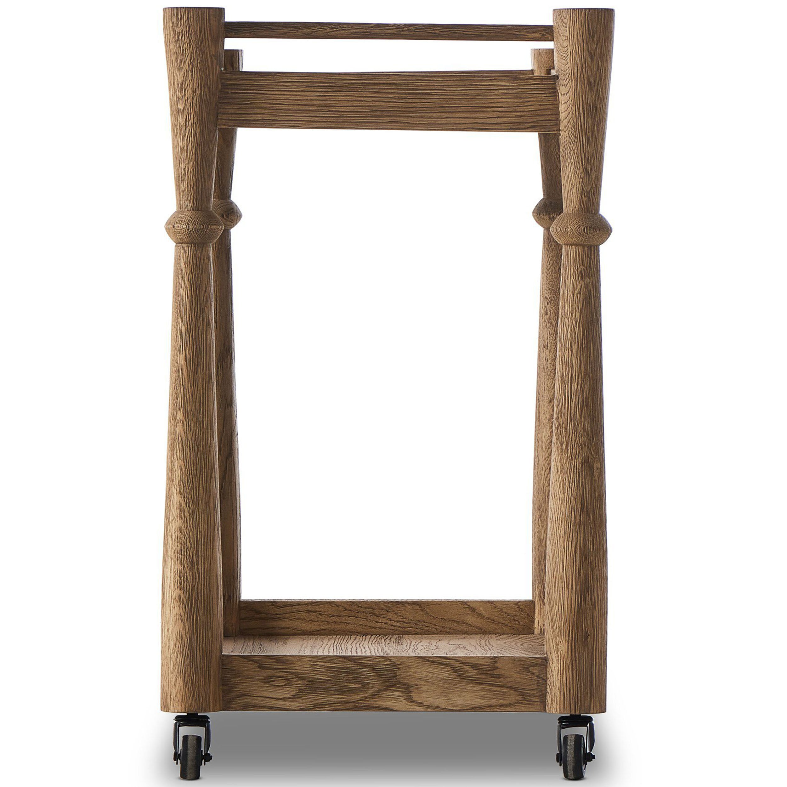 Alamosa Bar Cart, Light Wash Oak