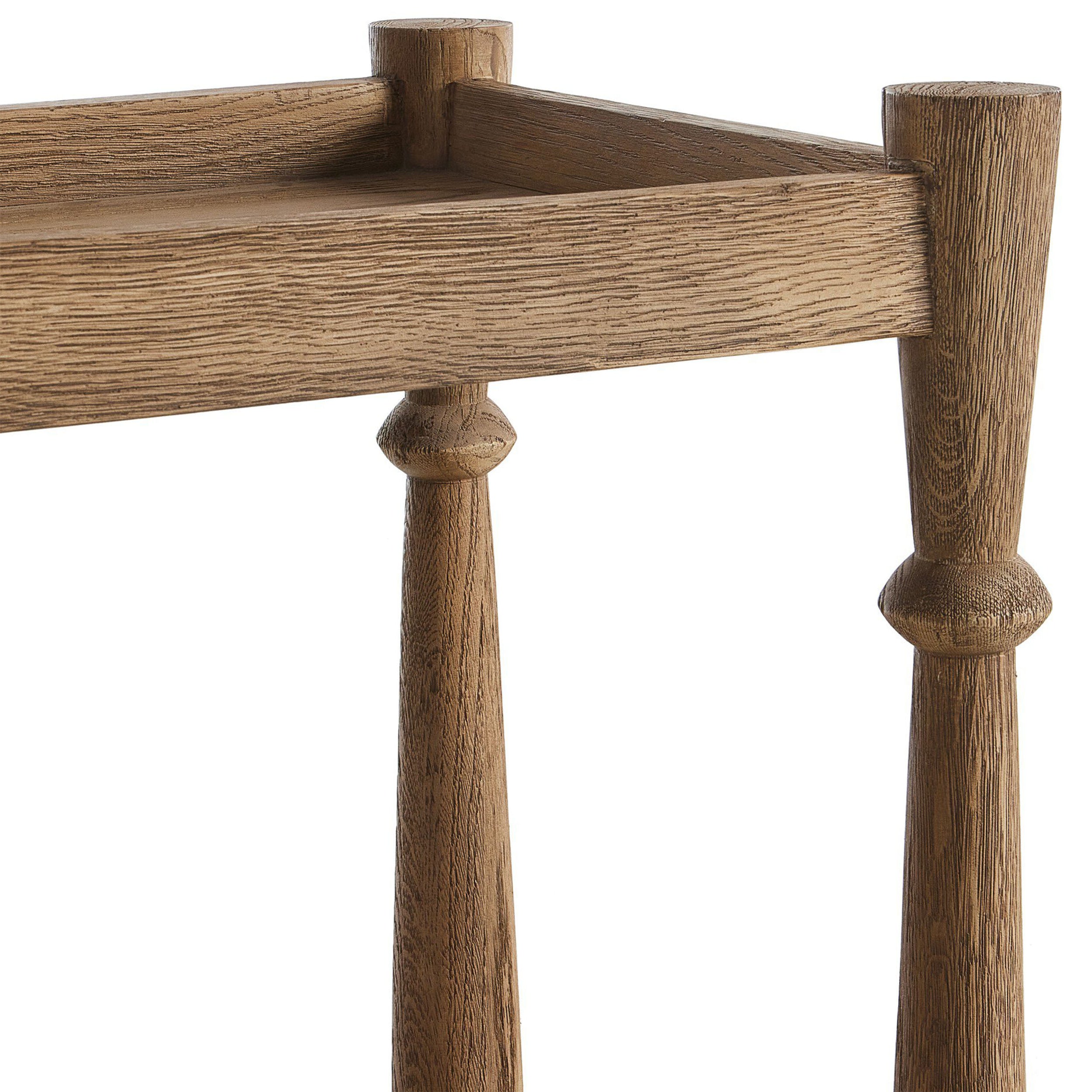 Alamosa Bar Cart, Light Wash Oak