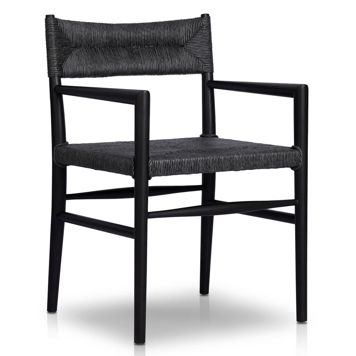 Lomas Outdoor Dining Armchair, Vintage Coal, Set of 2