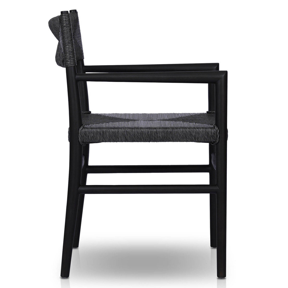 Lomas Outdoor Dining Armchair, Vintage Coal, Set of 2
