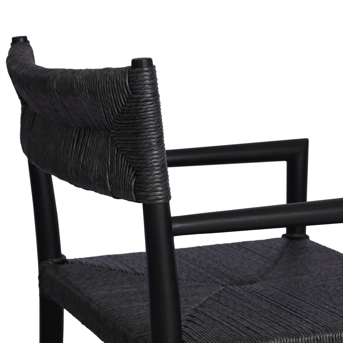 Lomas Outdoor Dining Armchair, Vintage Coal, Set of 2
