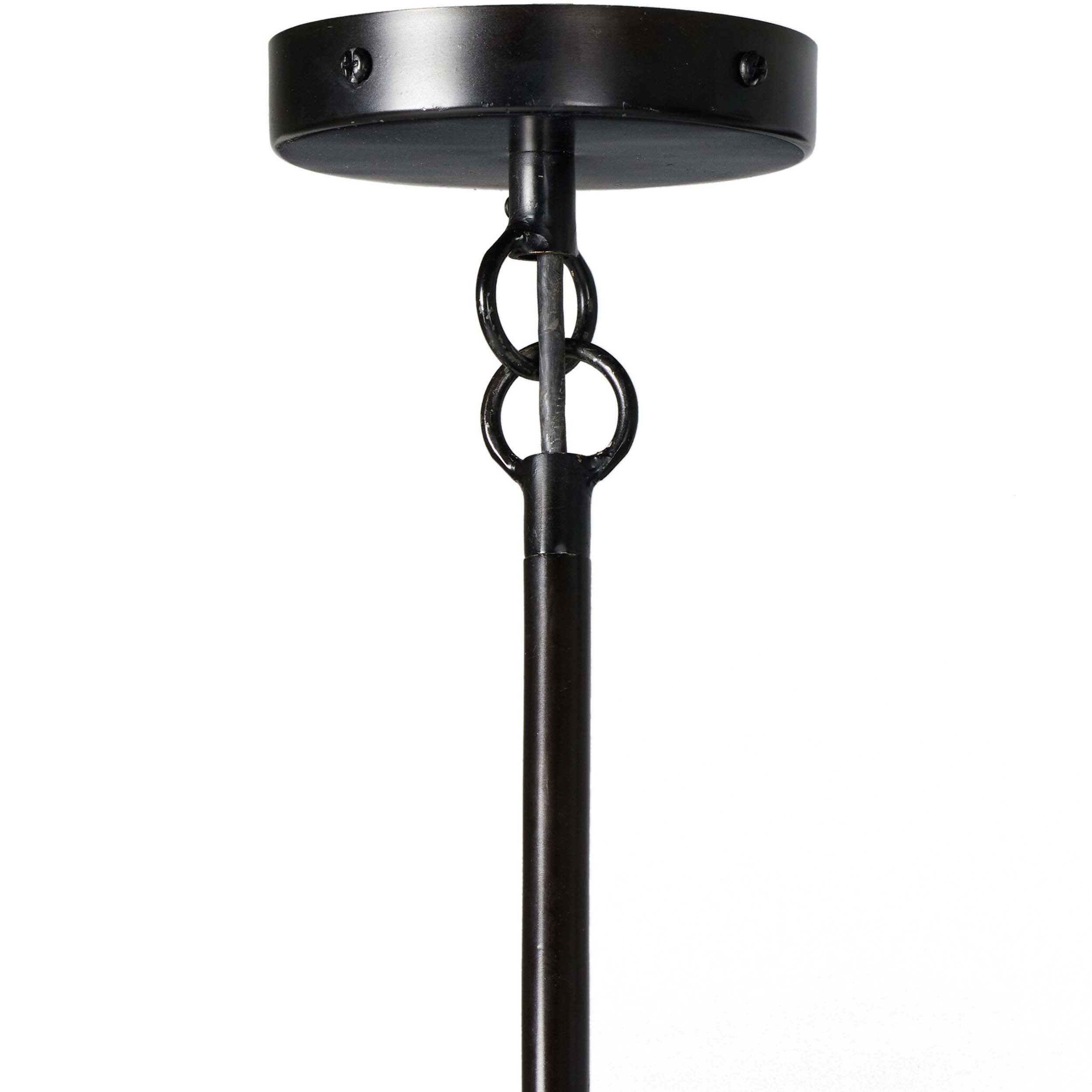 Siriano Chandelier, Antique Brass Iron