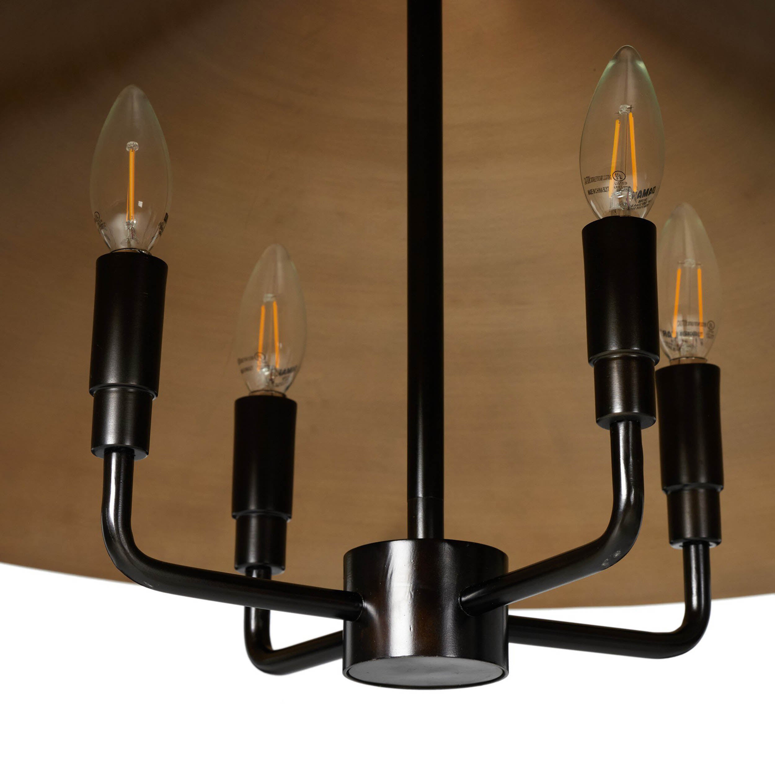 Siriano Chandelier, Antique Brass Iron
