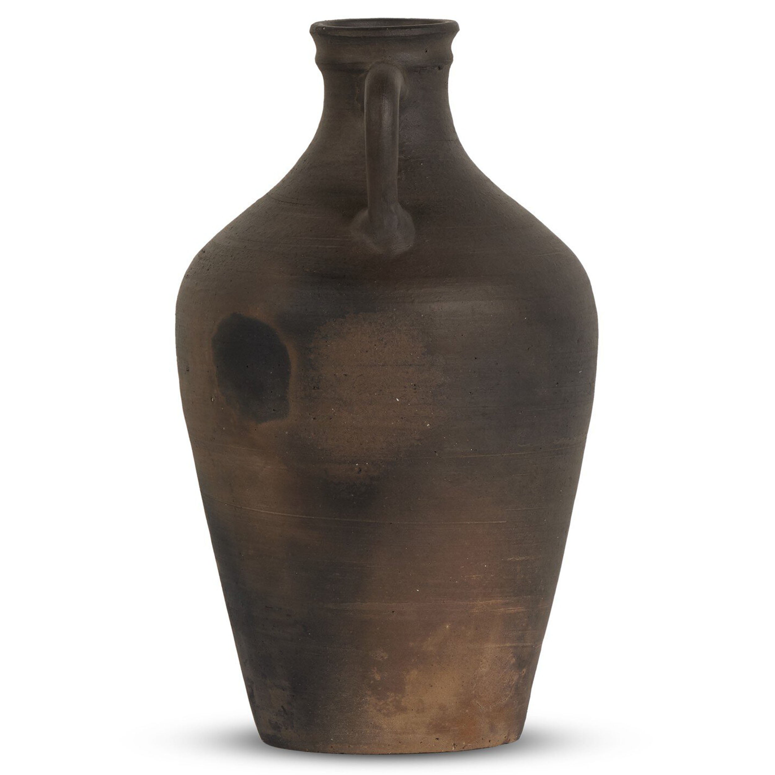 Kamari Vessel, Aged Black Terracotta