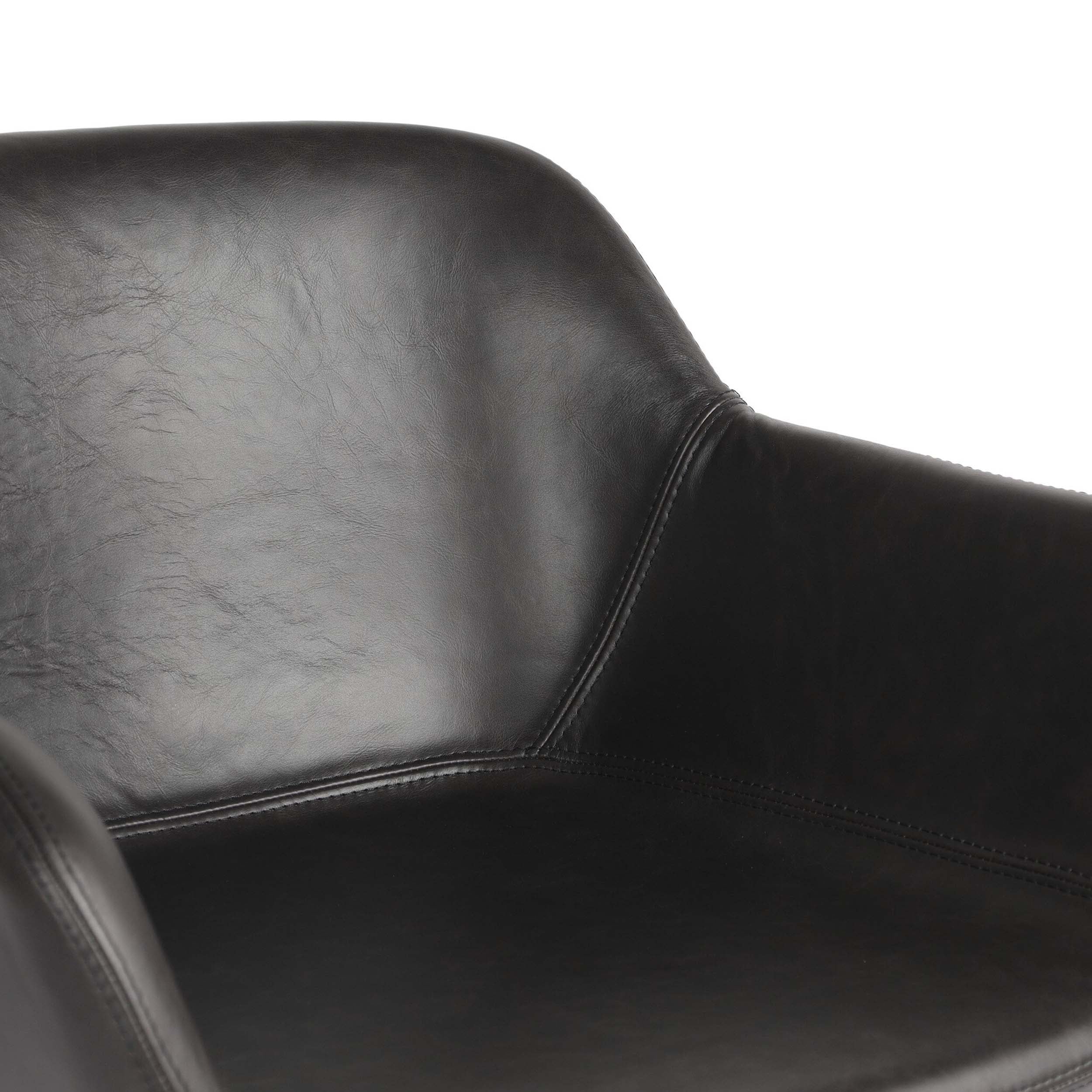 Hannah Swivel Bar + Counter Stool, Sonoma Black