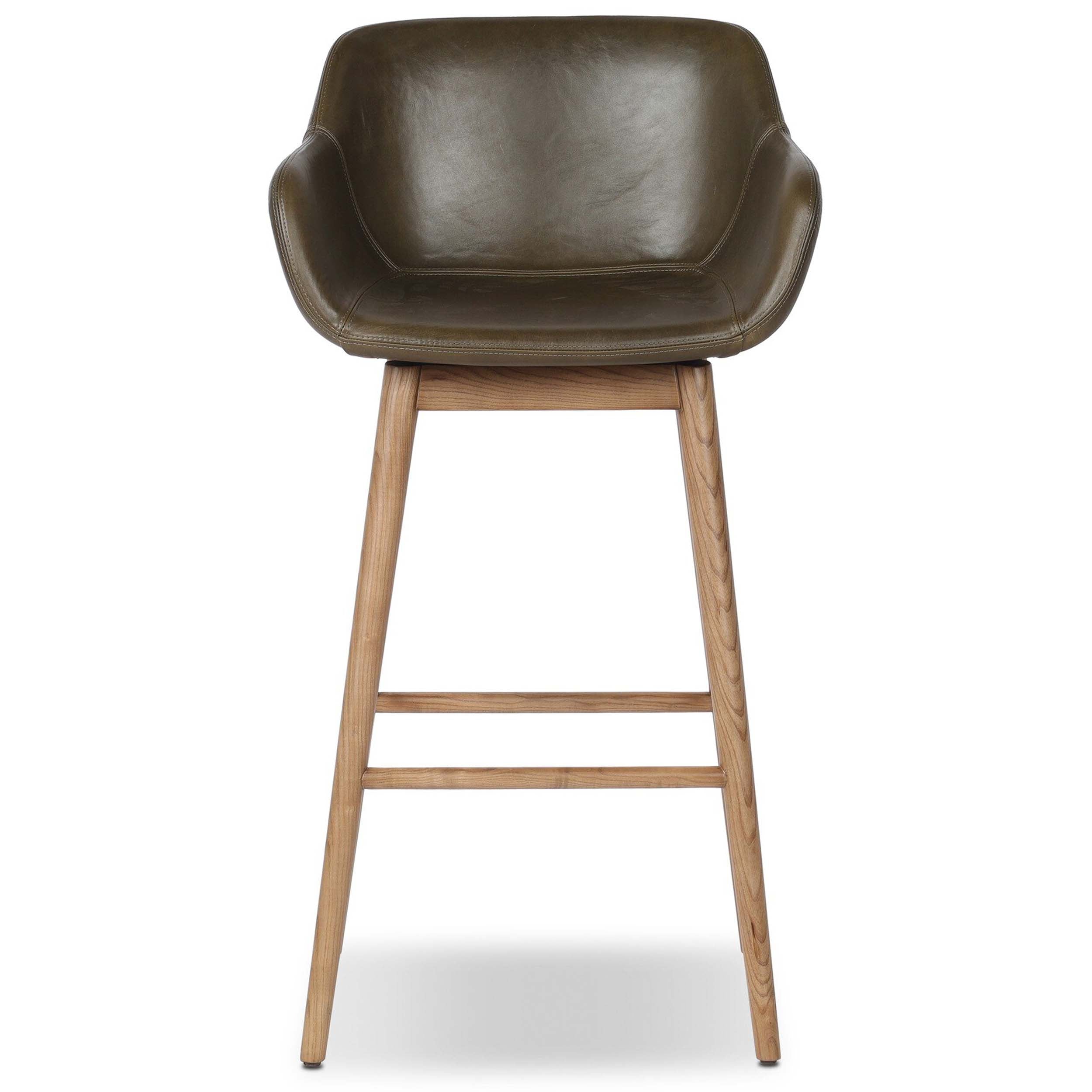 Hannah Swivel Bar + Counter Stool, Dulane Moss