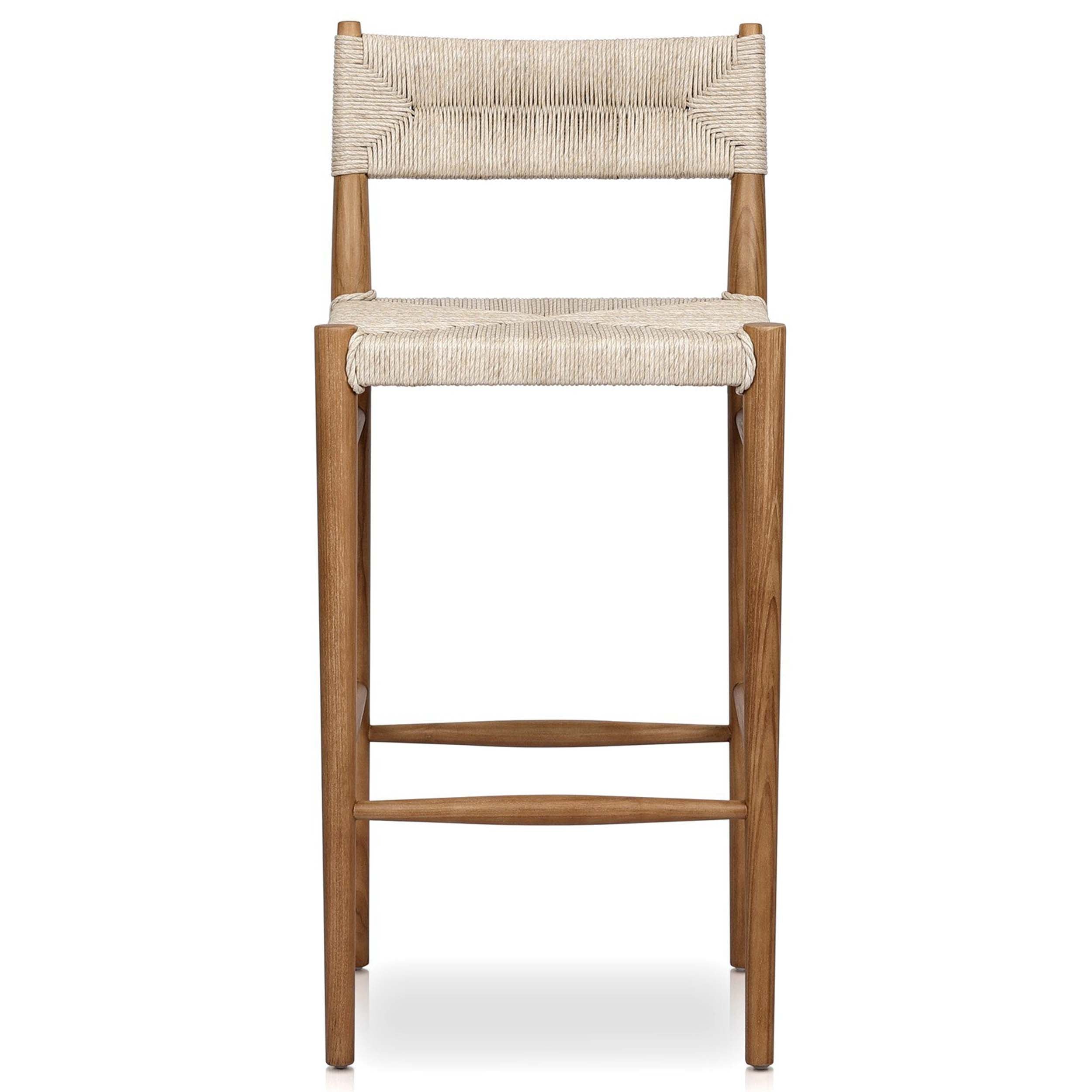 Lomas Bar + Counter Outdoor Stool, Vintage White