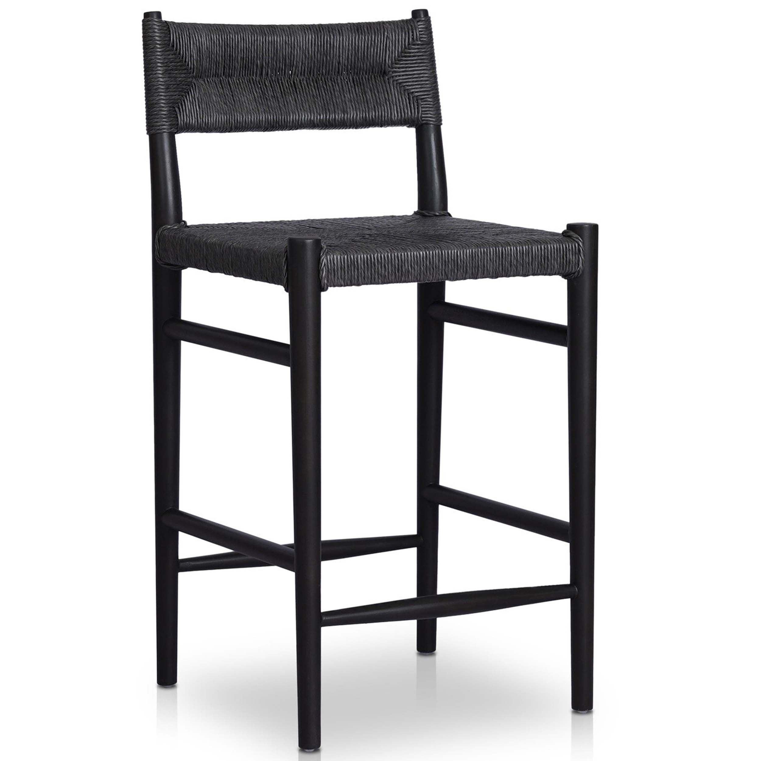 Lomas Bar + Counter Outdoor Stool, Vintage Coal