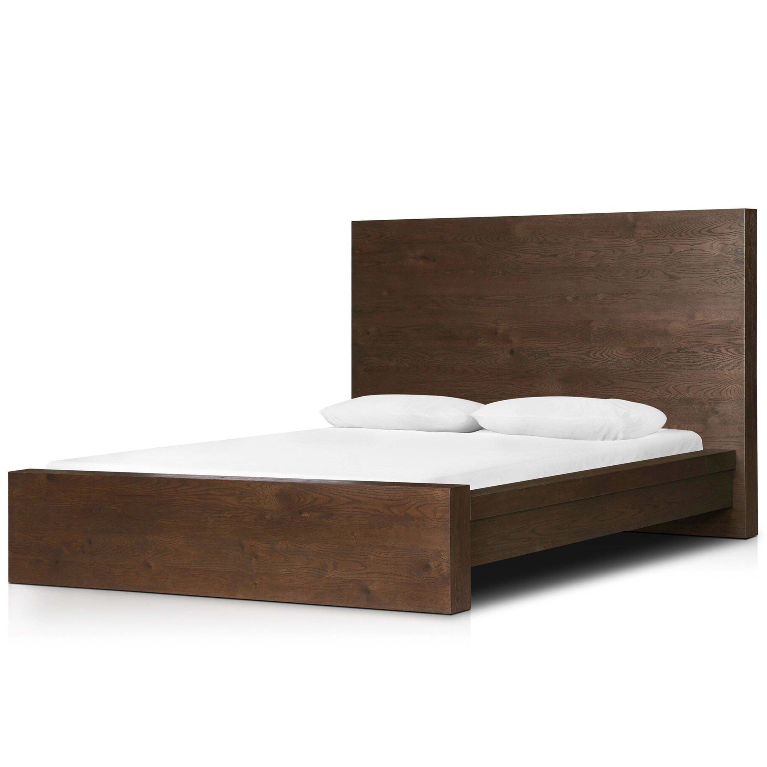 Torrington Bed, Umber Oak Resawn